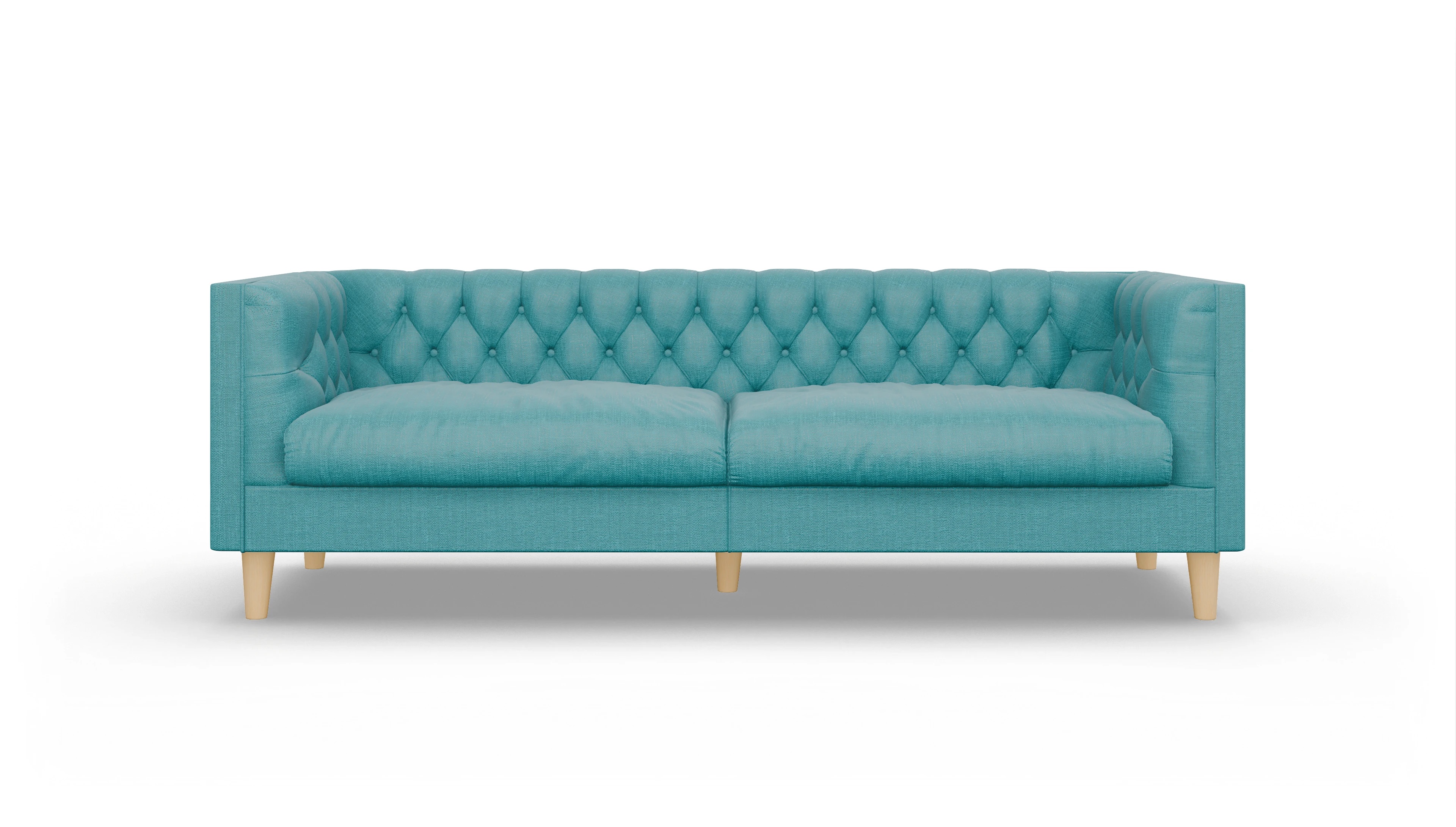 Ansicht des Produktes NewChester.01 3-Sitzer in Stoff blau