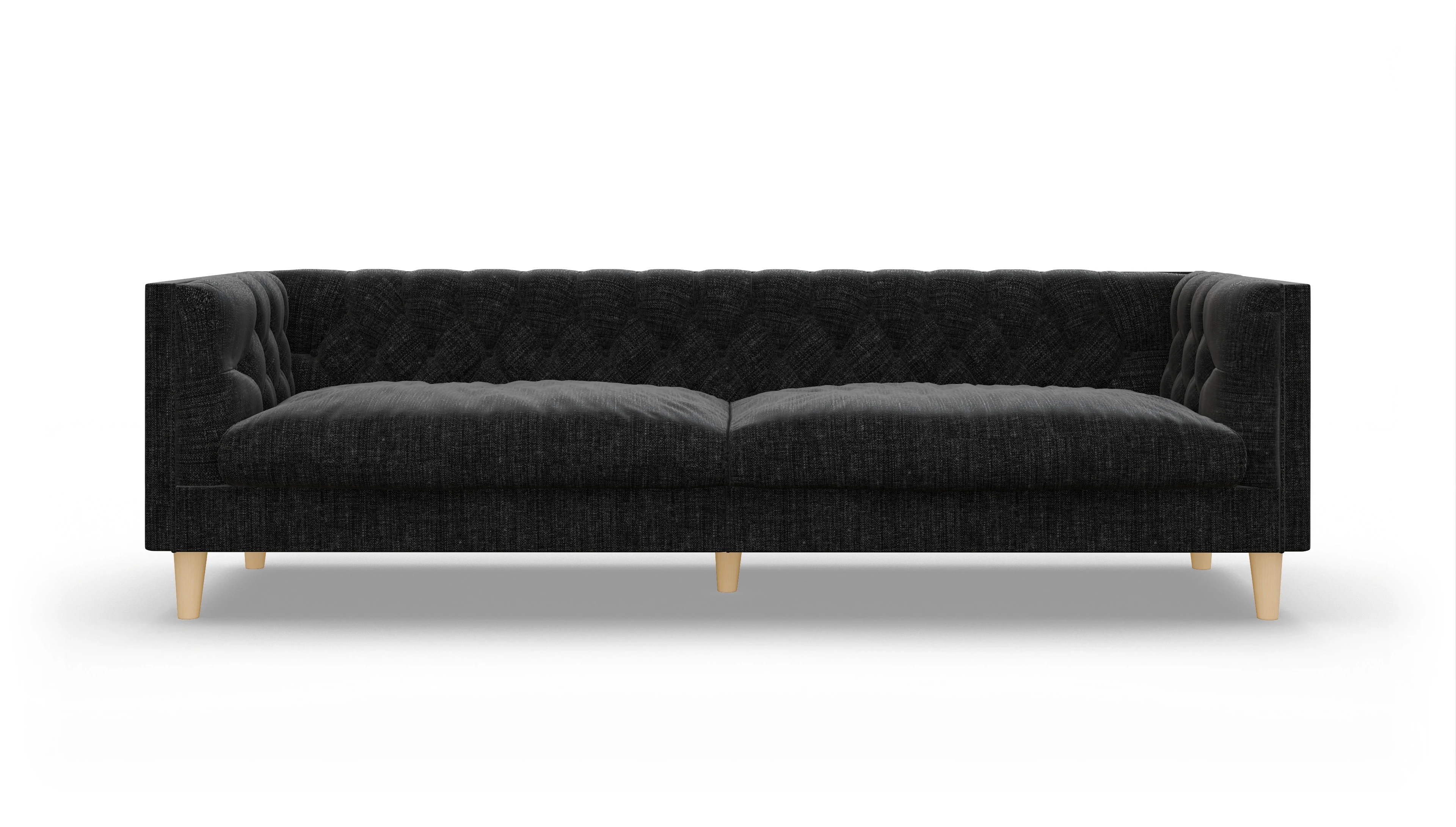 Ansicht des Produktes NewChester.01 3,5-Sitzer in Stoff schwarz