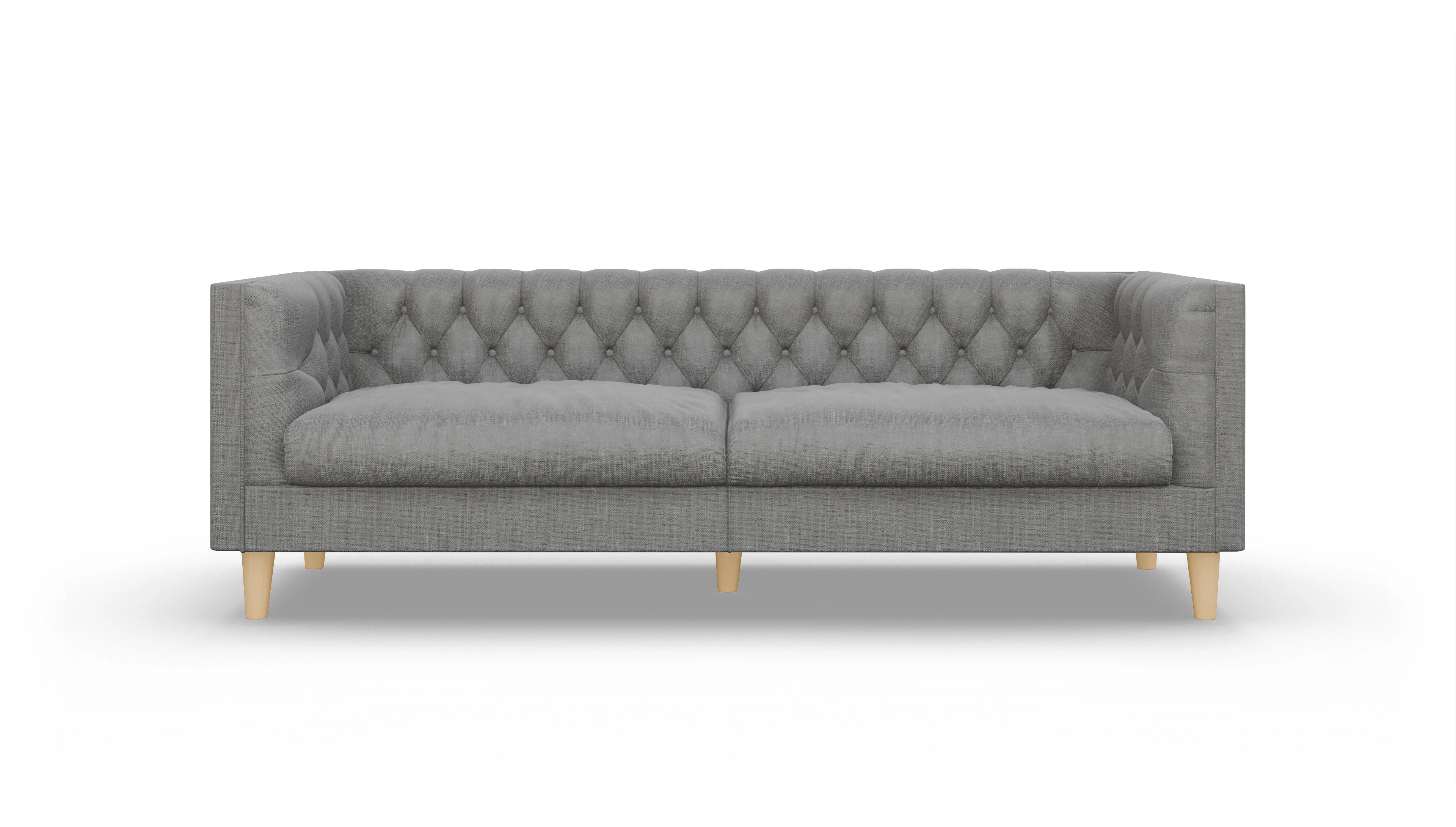 Ansicht des Produktes NewChester.01 3-Sitzer in Stoff grau