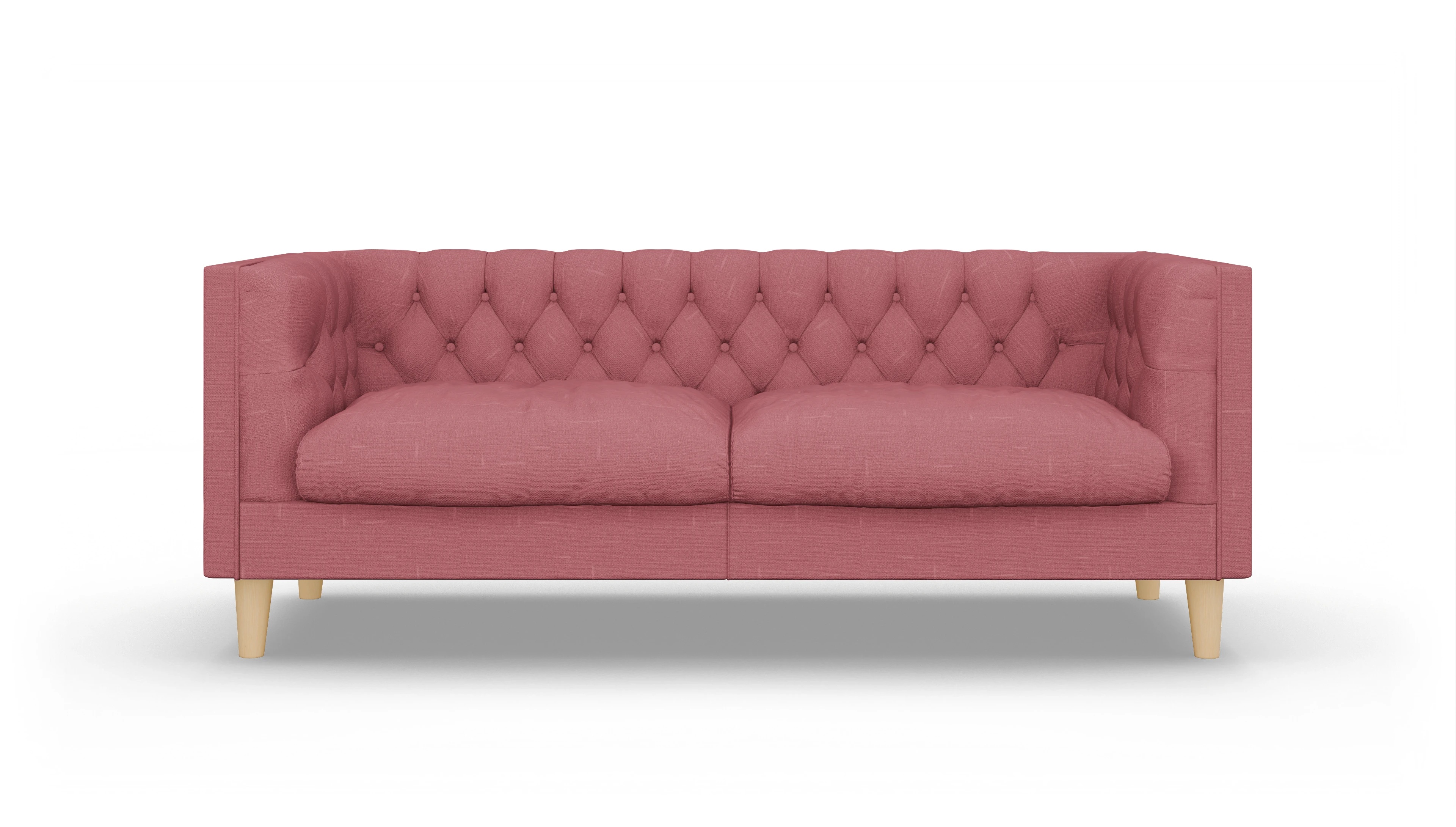 Ansicht des Produktes NewChester.01 2,5-Sitzer in Stoff rot