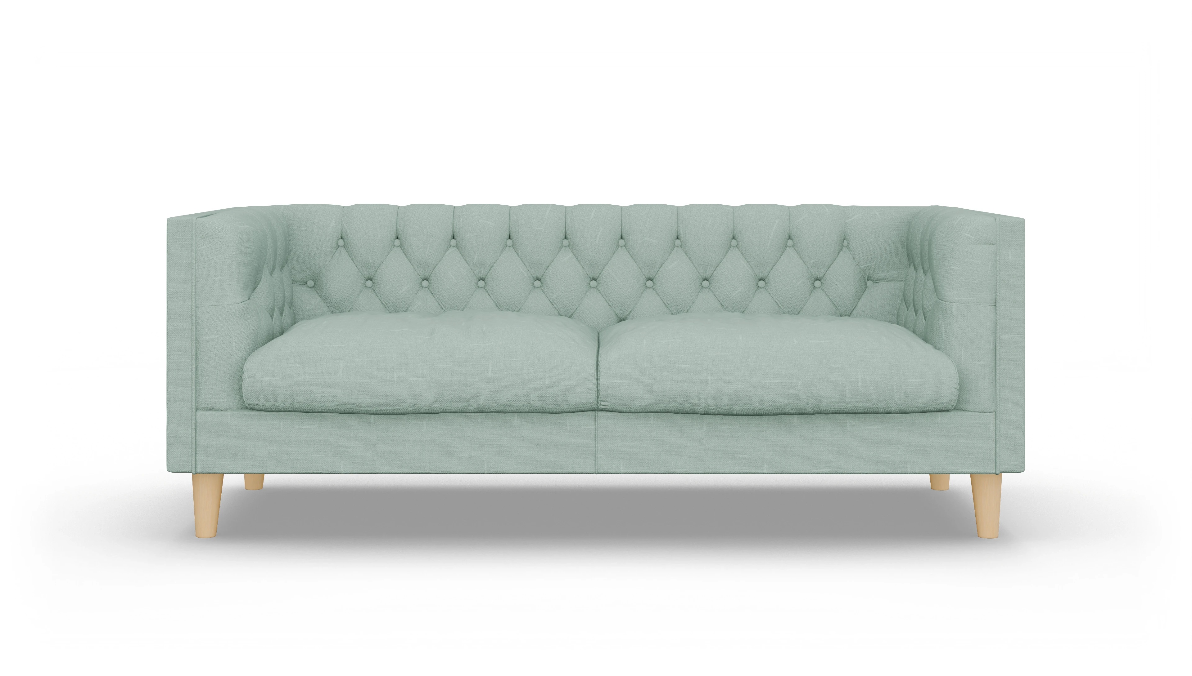Ansicht des Produktes NewChester.01 2,5-Sitzer in Stoff grün