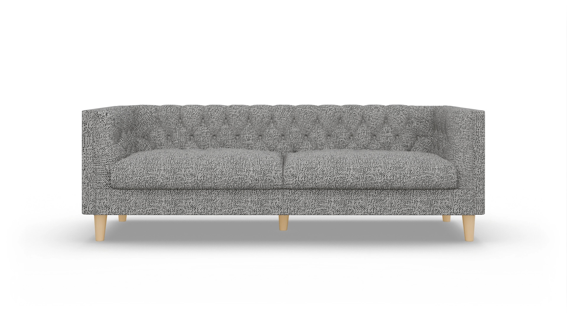 Ansicht des Produktes NewChester.01 3-Sitzer in Stoff grau