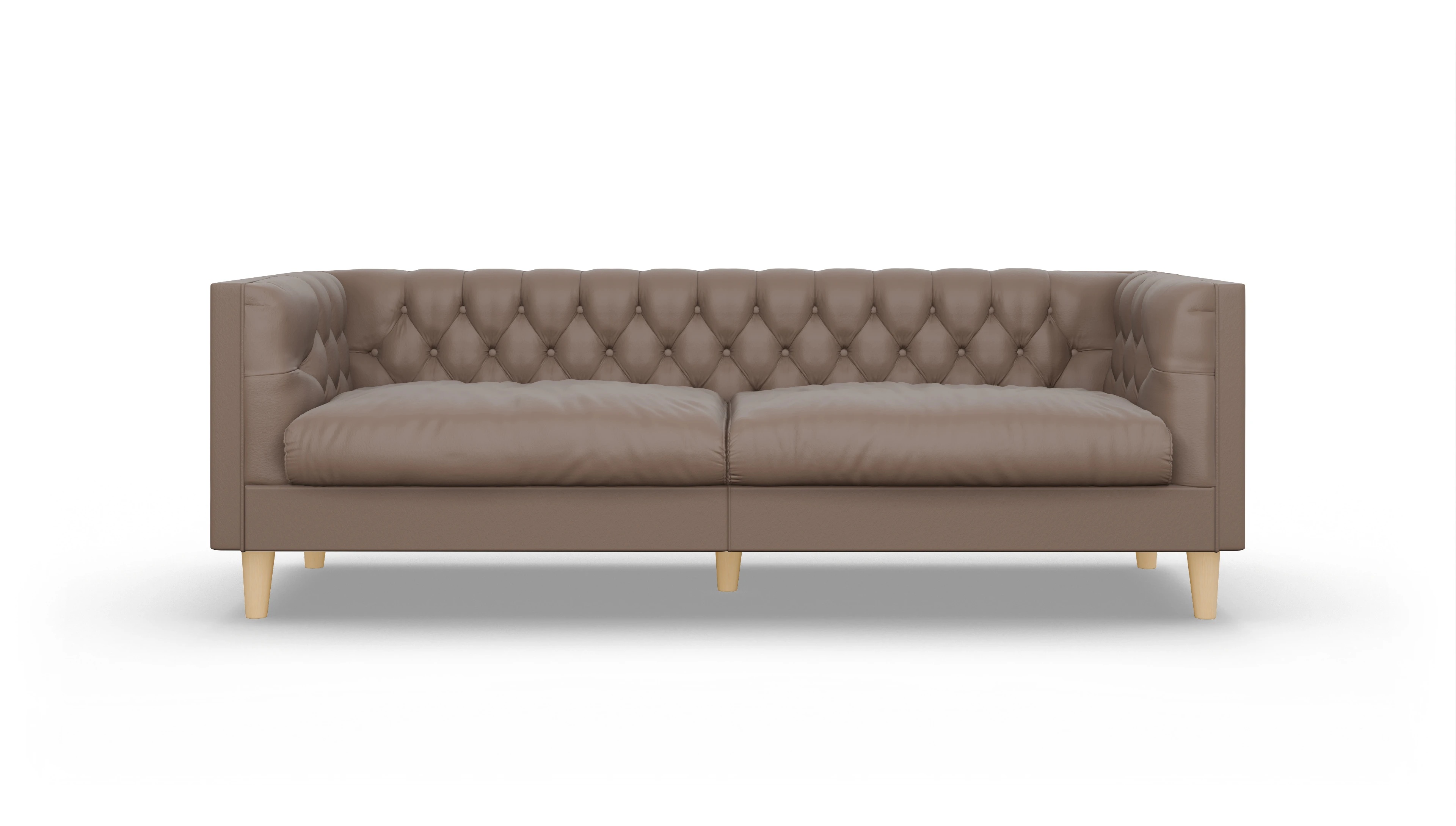 Ansicht des Produktes NewChester.01 3-Sitzer in Leder braun