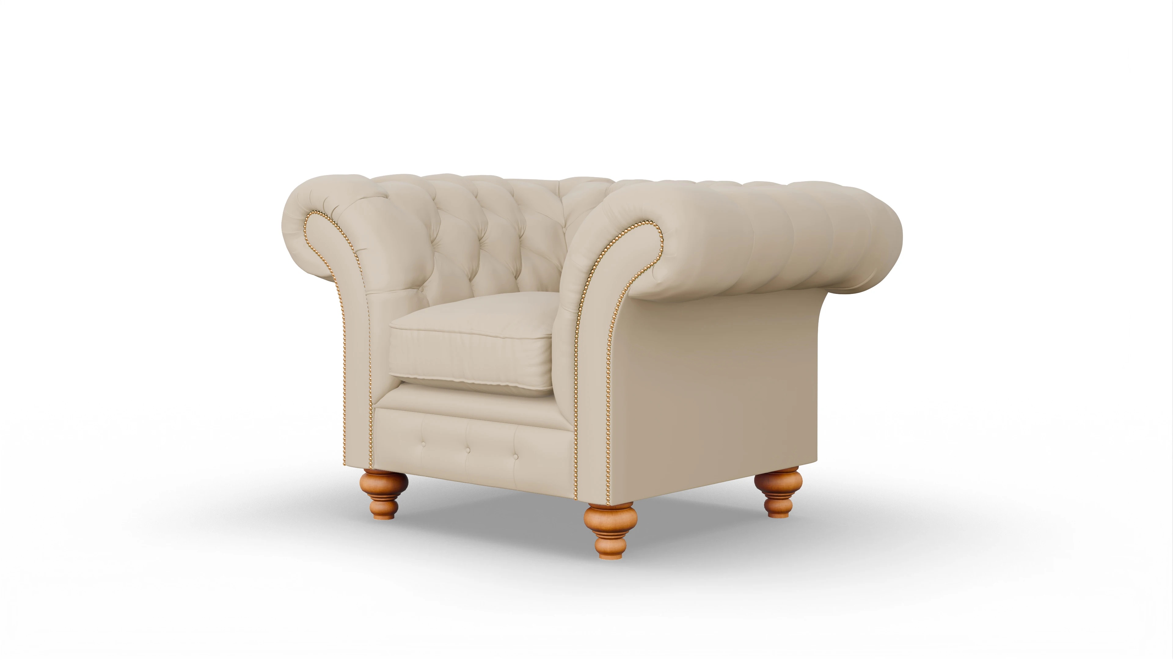 Ansicht des Produktes Knightsbridge Sessel in Leder beige
