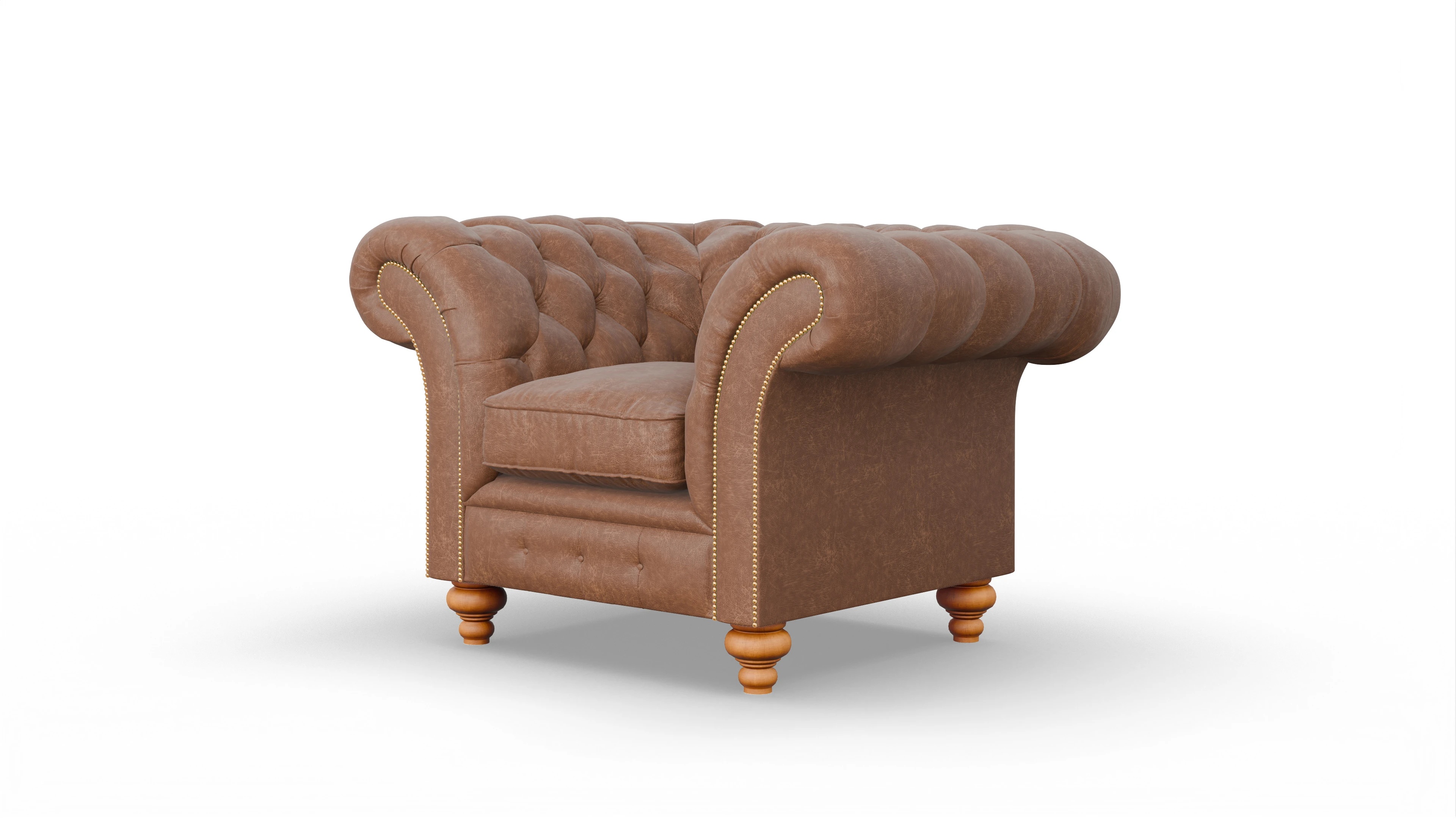 Ansicht des Produktes Knightsbridge Sessel in Leder braun