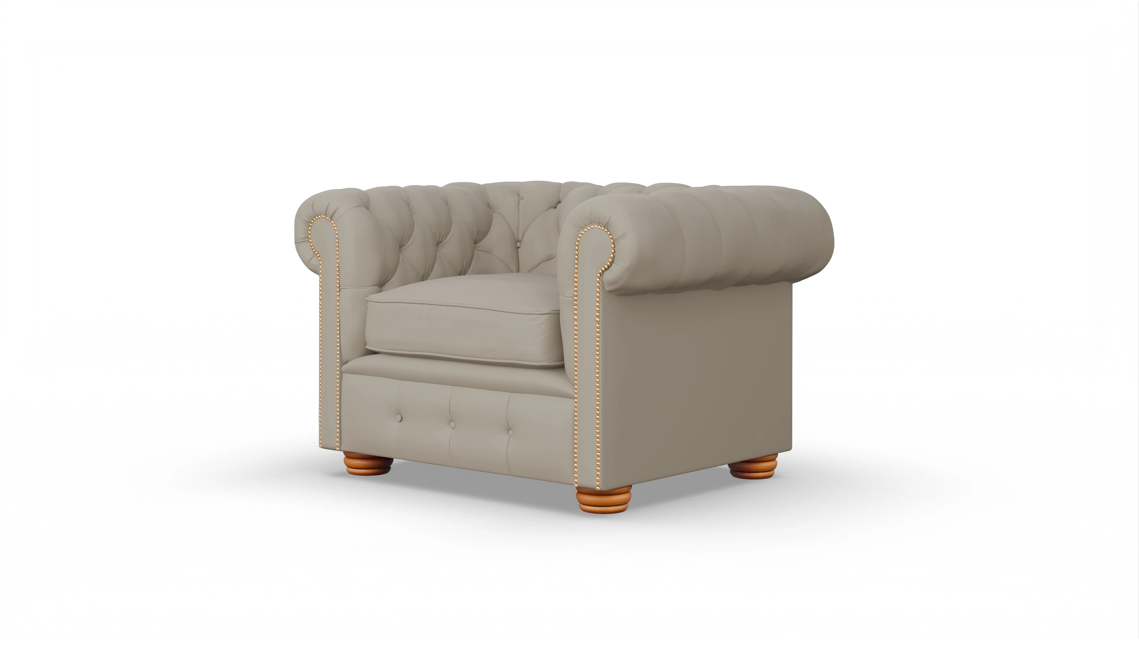 Ansicht des Produktes Carnaby Sessel in Leder weiß