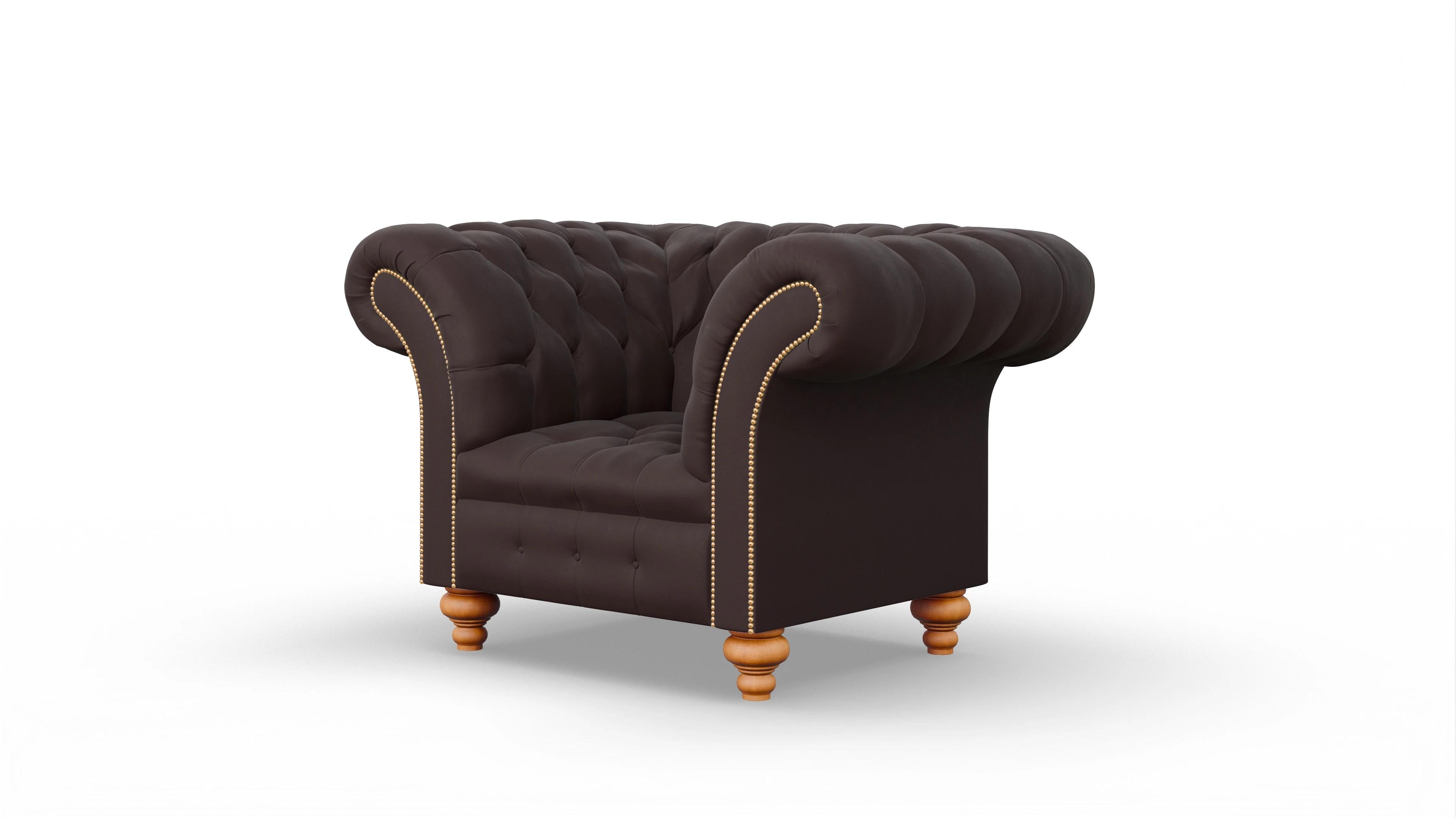 Ansicht des Produktes Mayfair Sessel in Leder braun