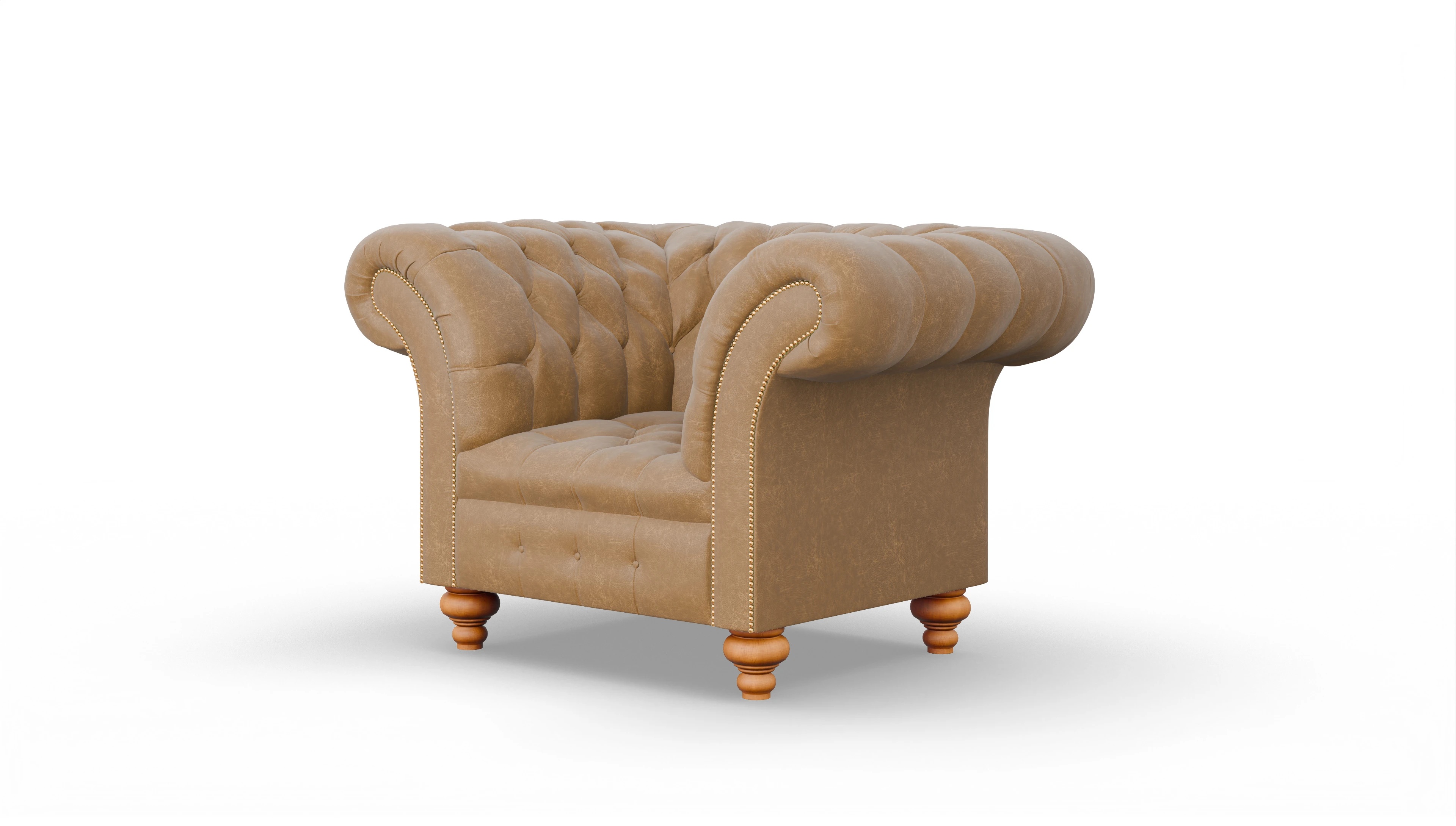 Ansicht des Produktes Mayfair Sessel in Leder beige