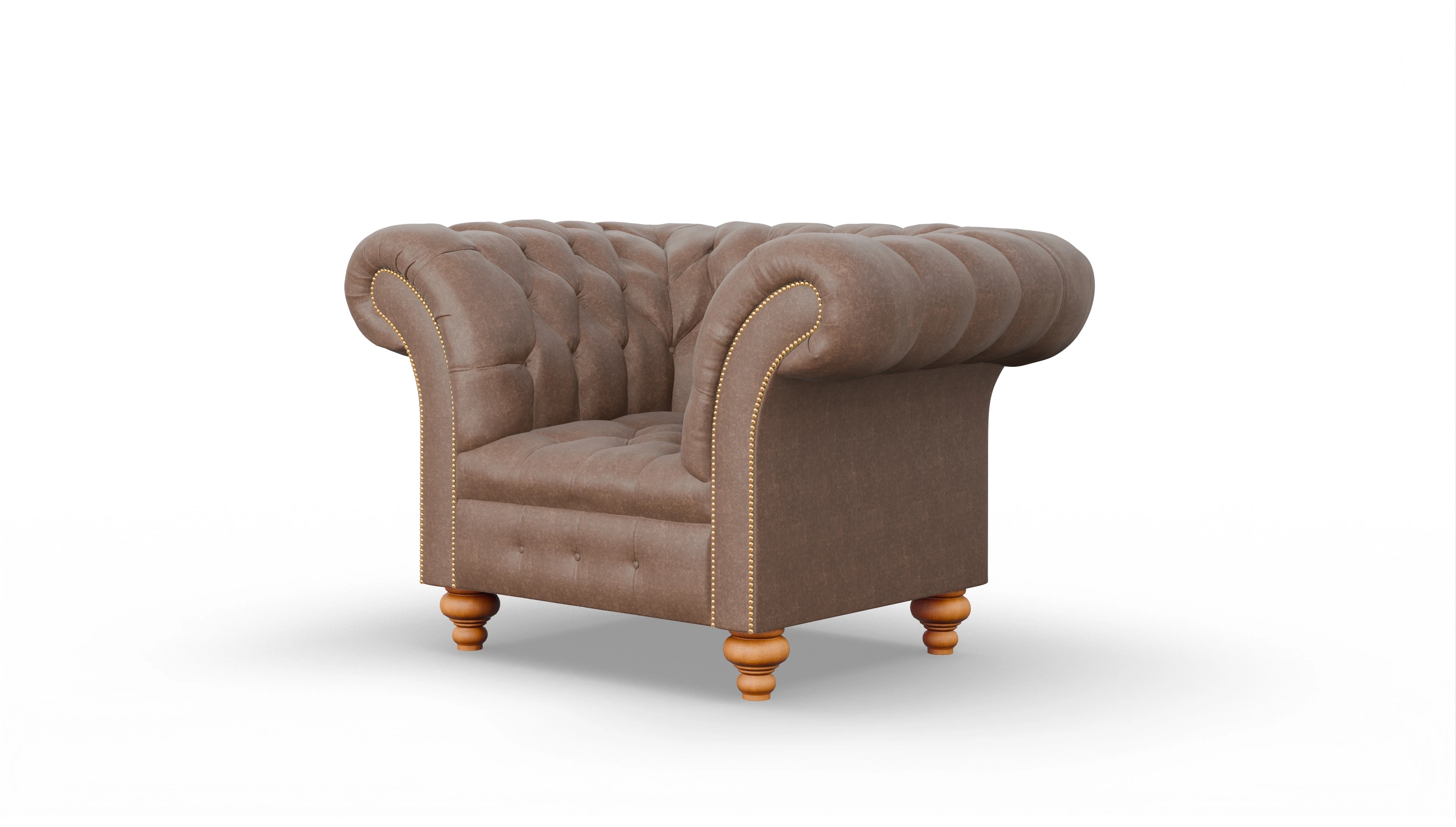Ansicht des Produktes Mayfair Sessel in Leder braun