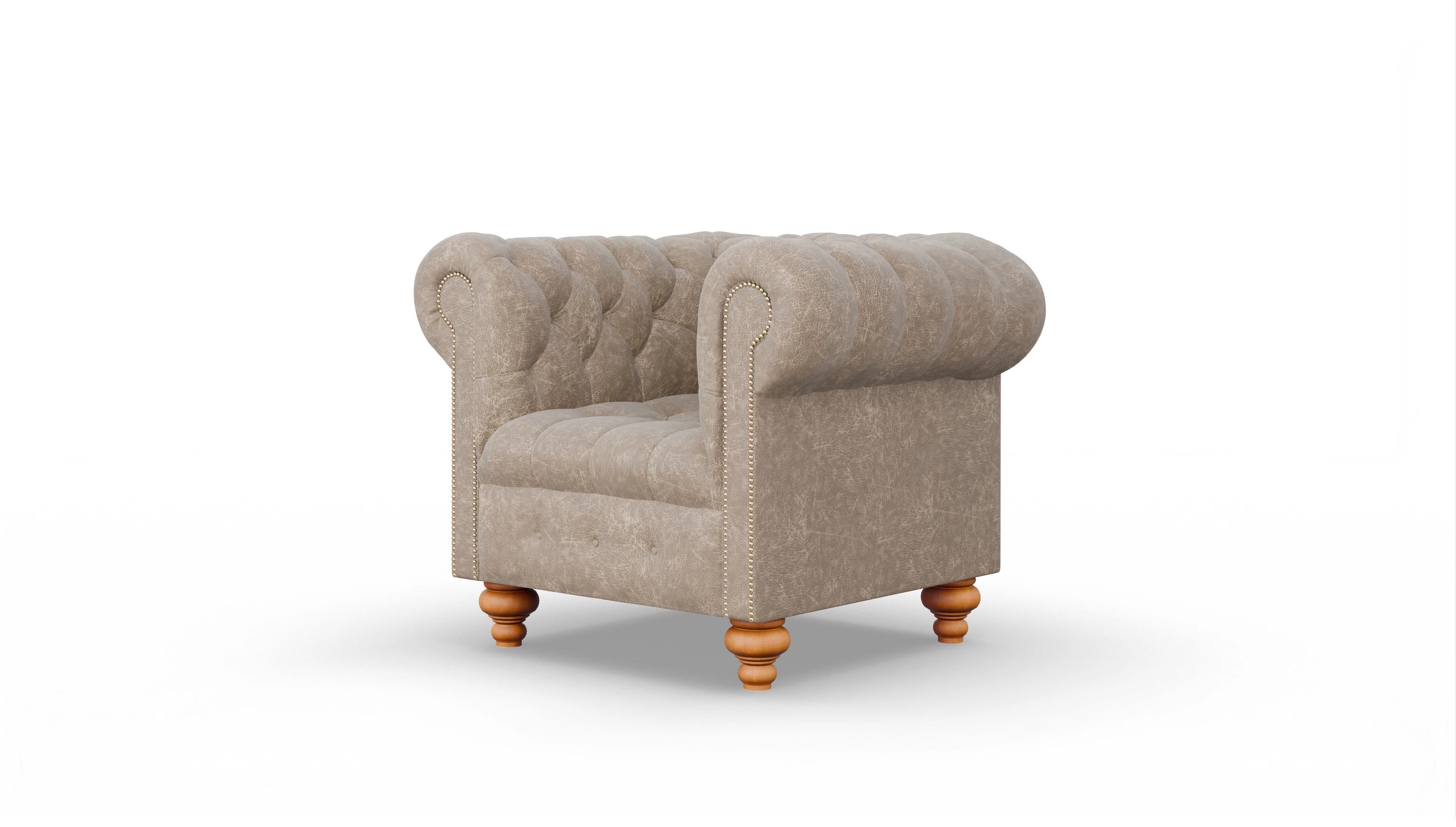 Ansicht des Produktes Liberty Sessel in Leder beige