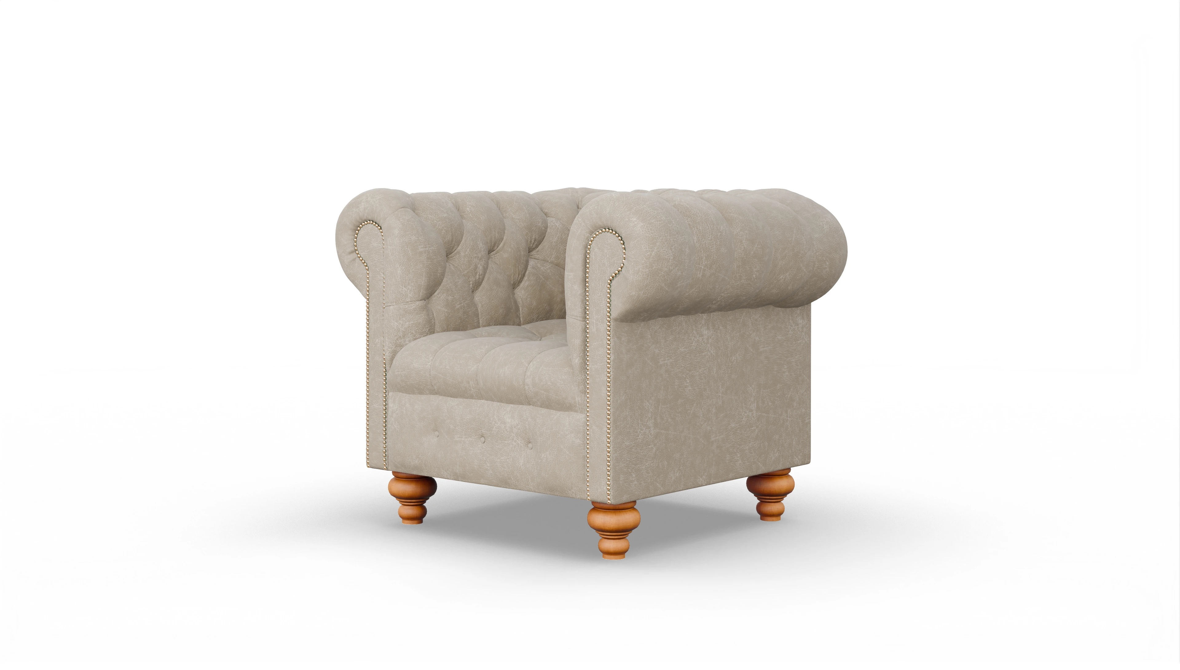 Ansicht des Produktes Liberty Sessel in Leder beige