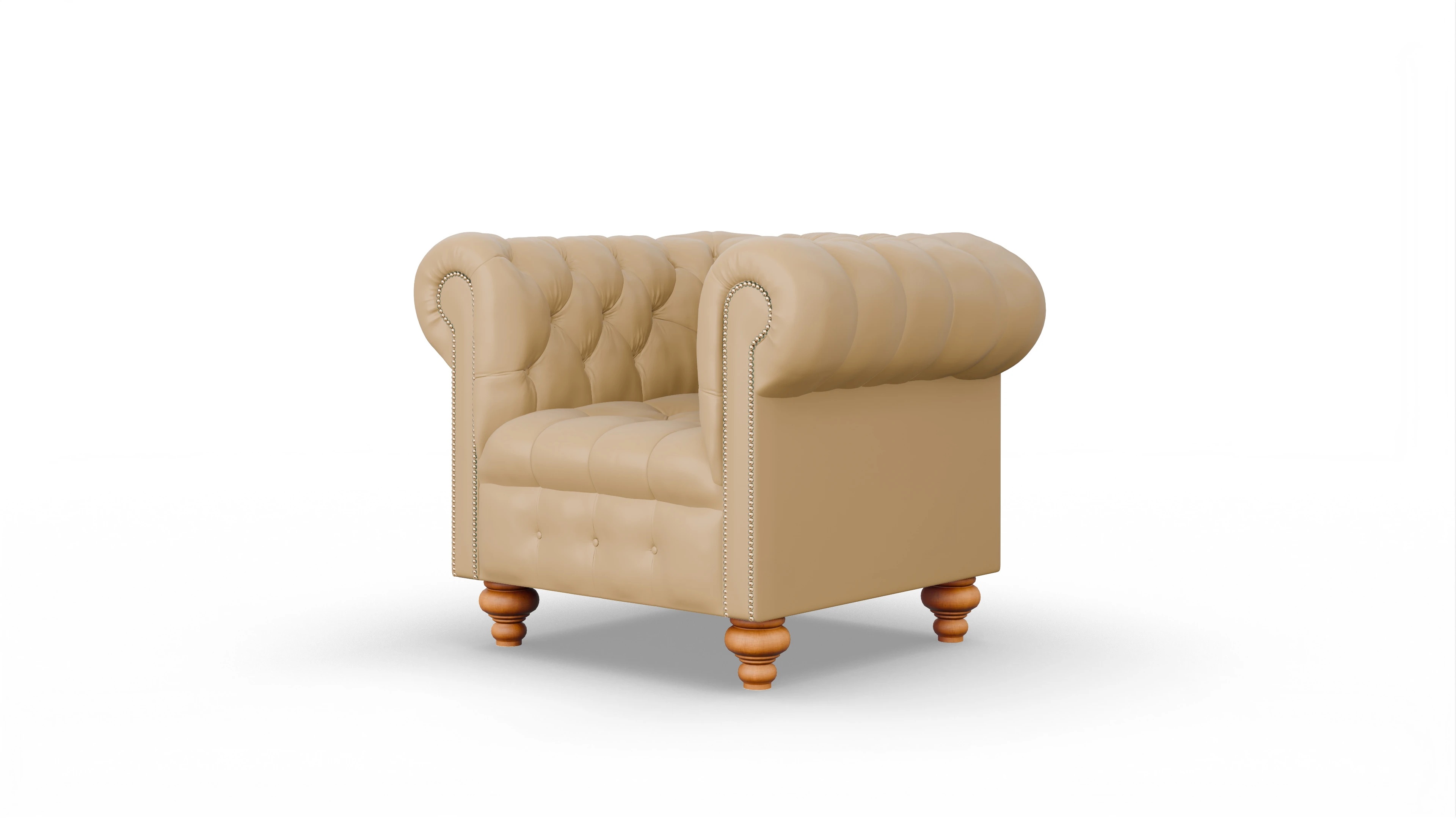 Ansicht des Produktes Liberty Sessel in Leder beige