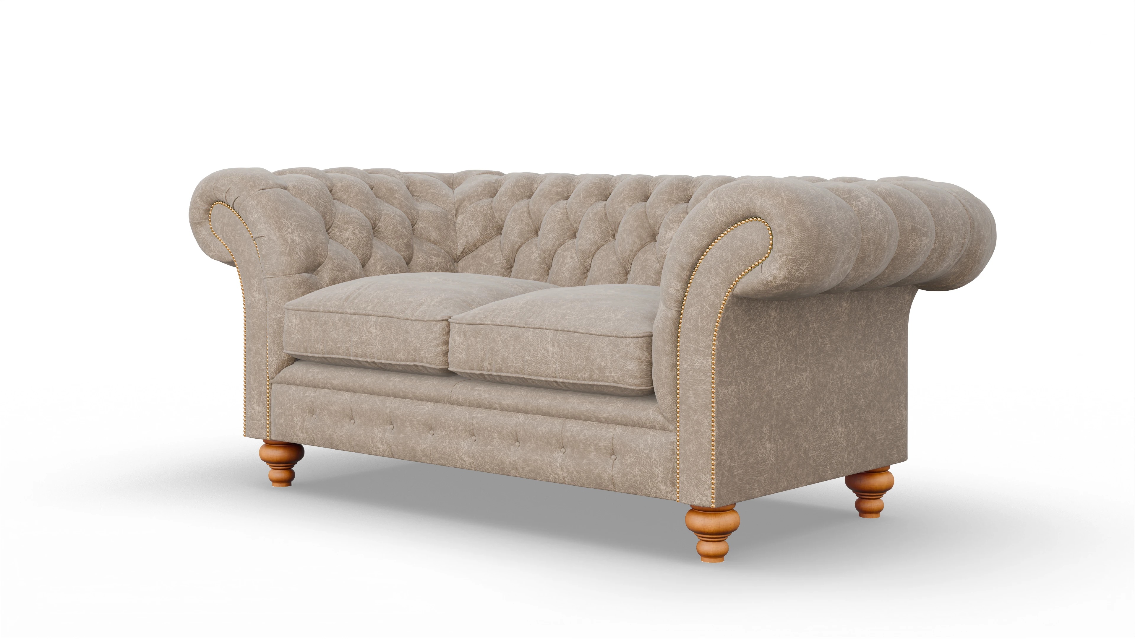 Ansicht des Produktes Knightsbridge 2-Sitzer in Leder beige