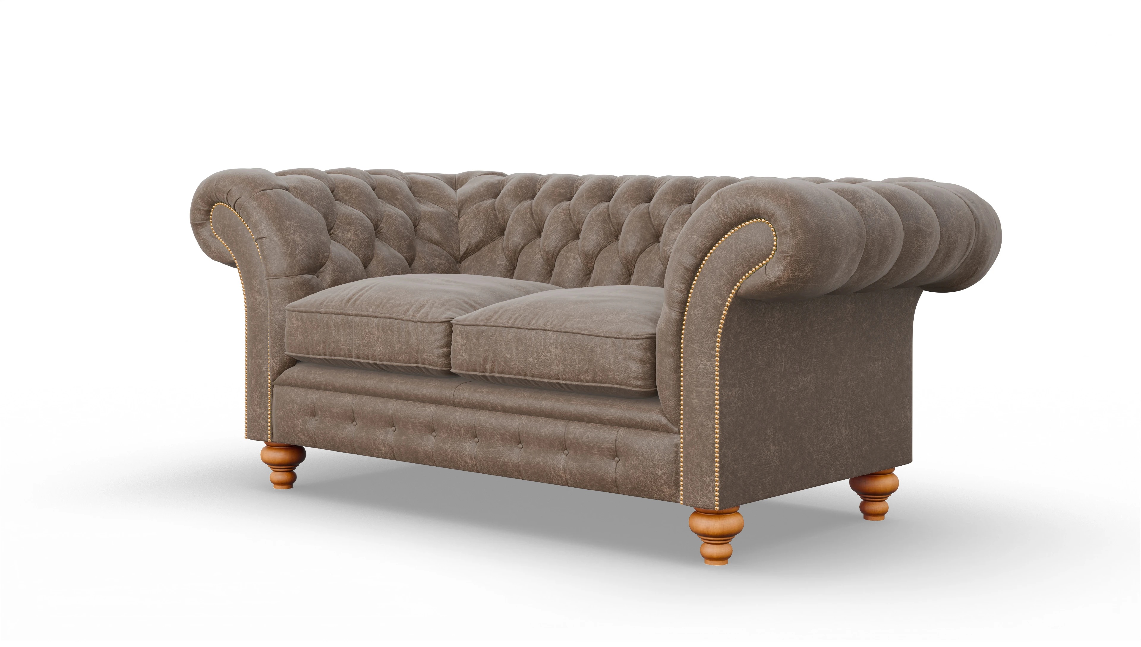 Ansicht des Produktes Knightsbridge 2-Sitzer in Leder braun