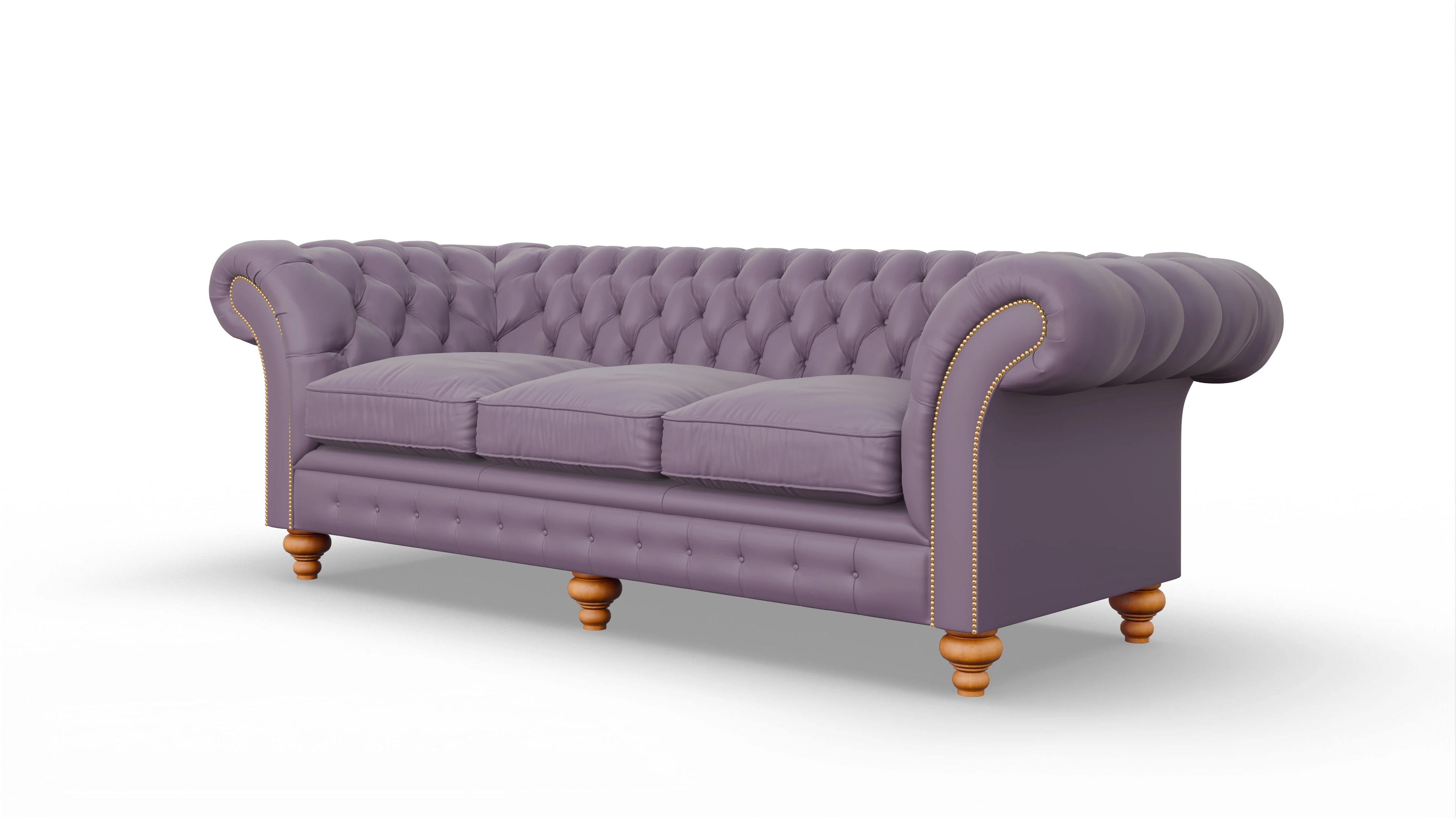 Ansicht des Produktes Knightsbridge 4-Sitzer in Leder rot
