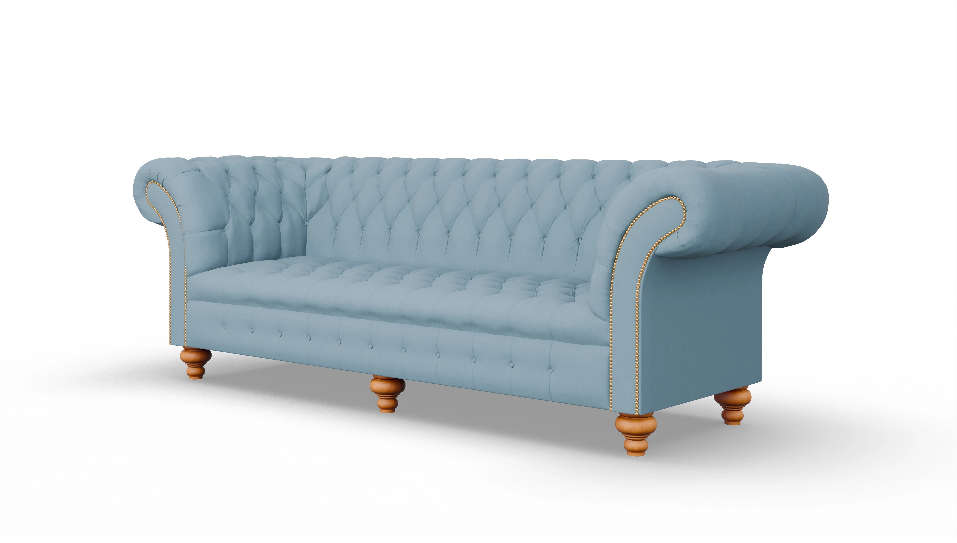 Ansicht des Produktes Mayfair 4-Sitzer in Leder blau