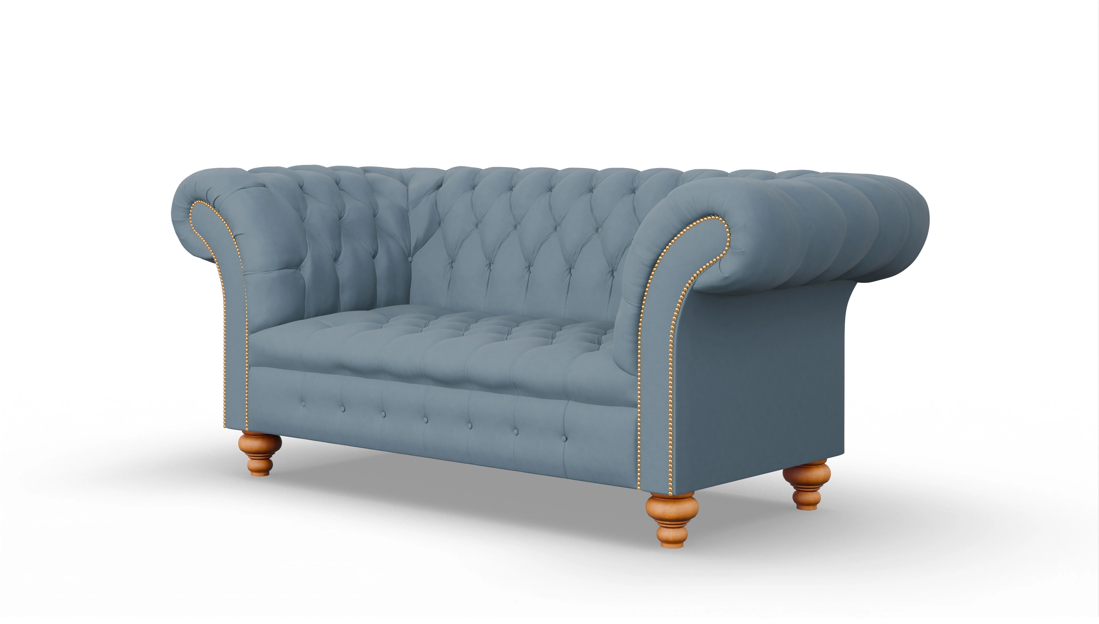 Ansicht des Produktes Mayfair 2-Sitzer in Leder blau
