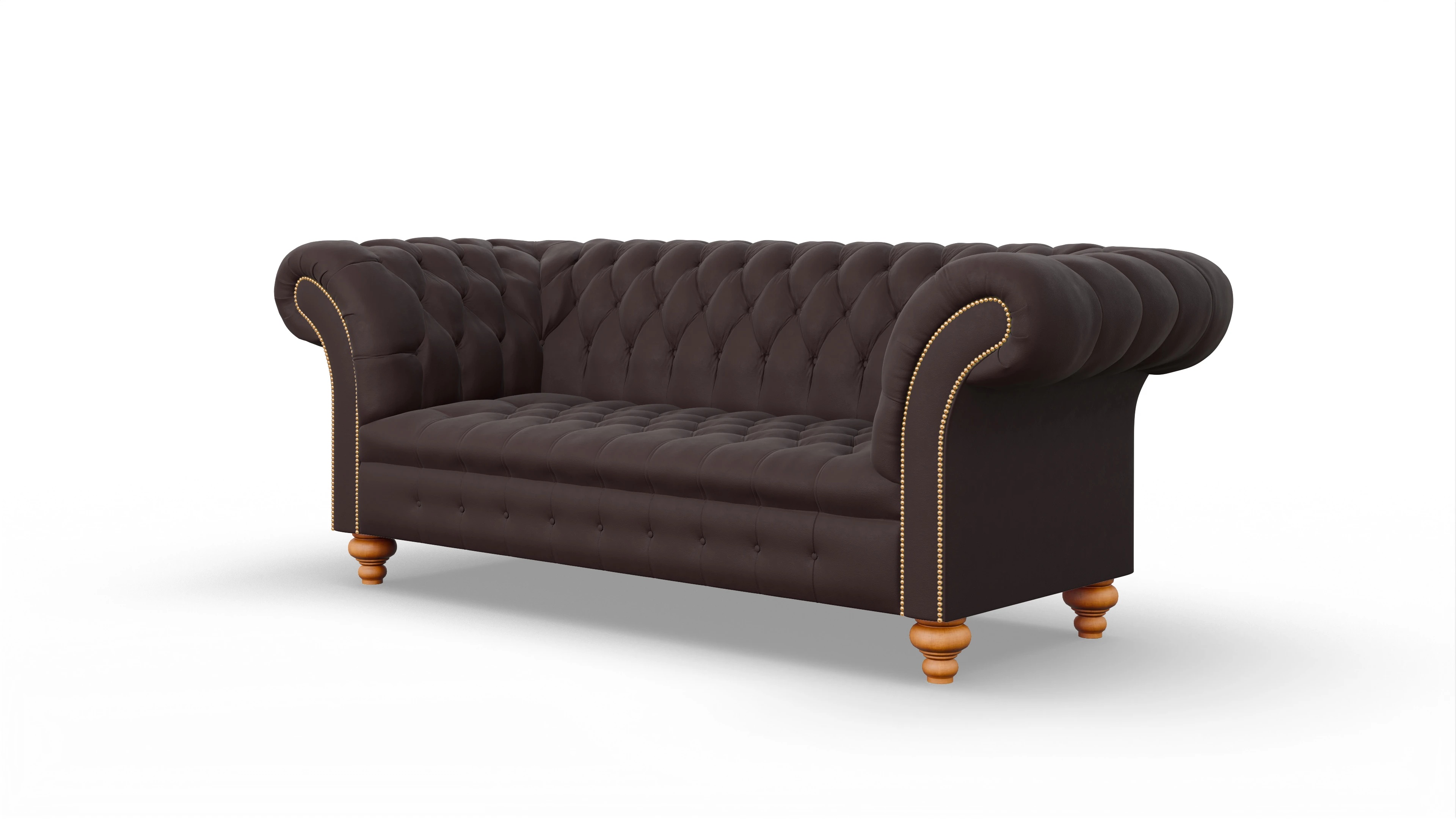 Ansicht des Produktes Mayfair 3-Sitzer in Leder braun