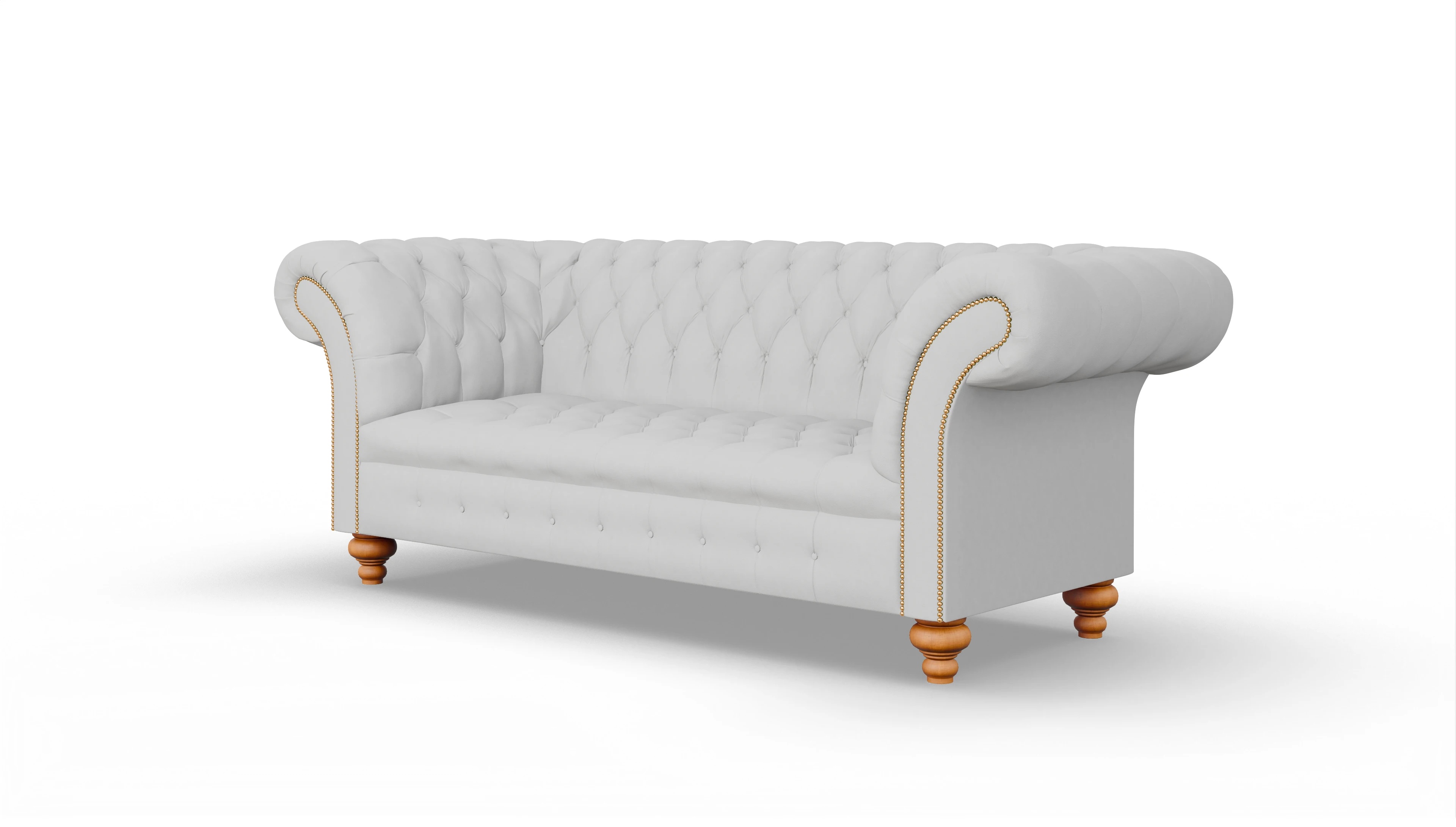 Ansicht des Produktes Mayfair 3-Sitzer in Leder weiß