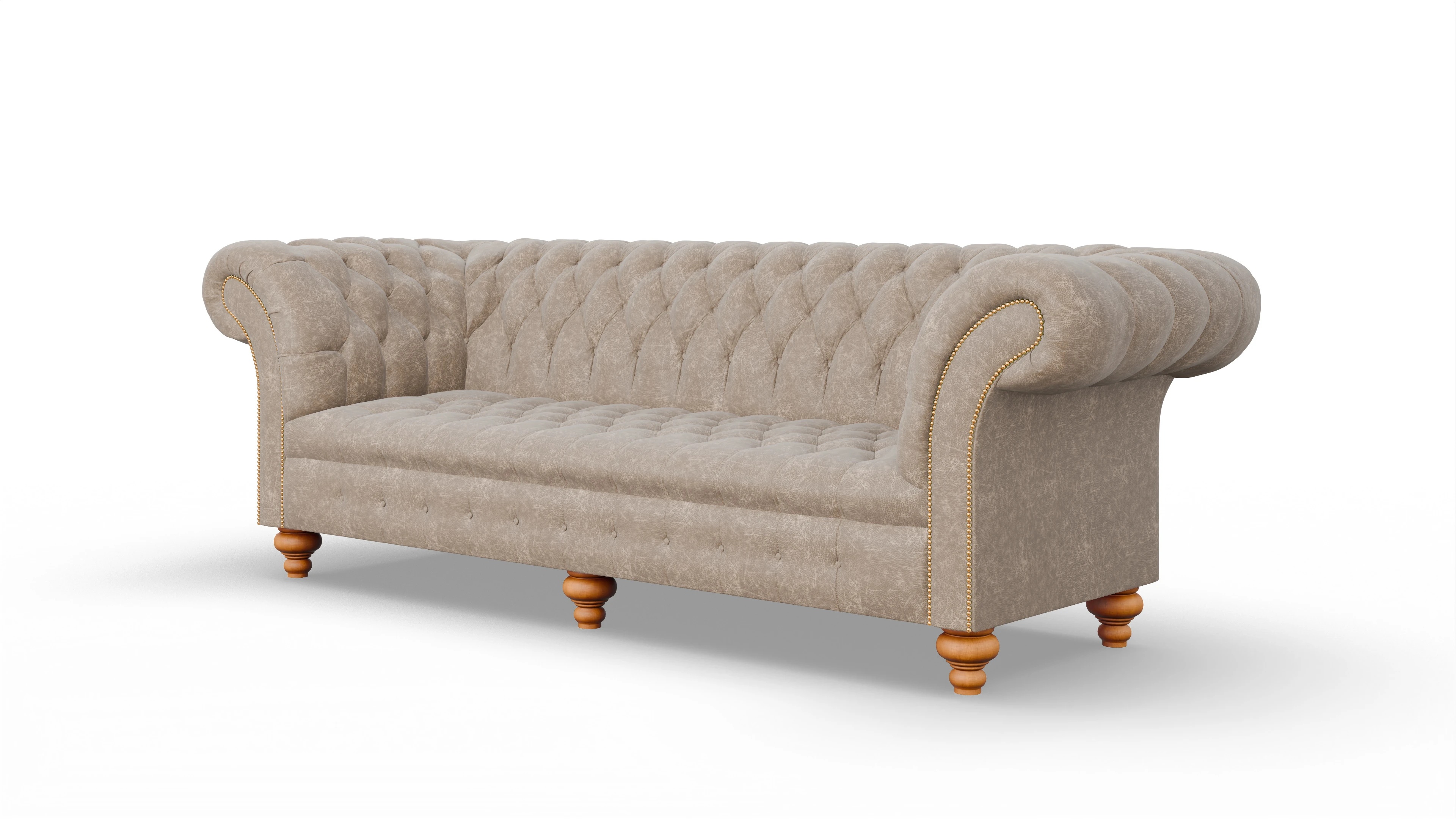 Ansicht des Produktes Mayfair 4-Sitzer in Leder beige