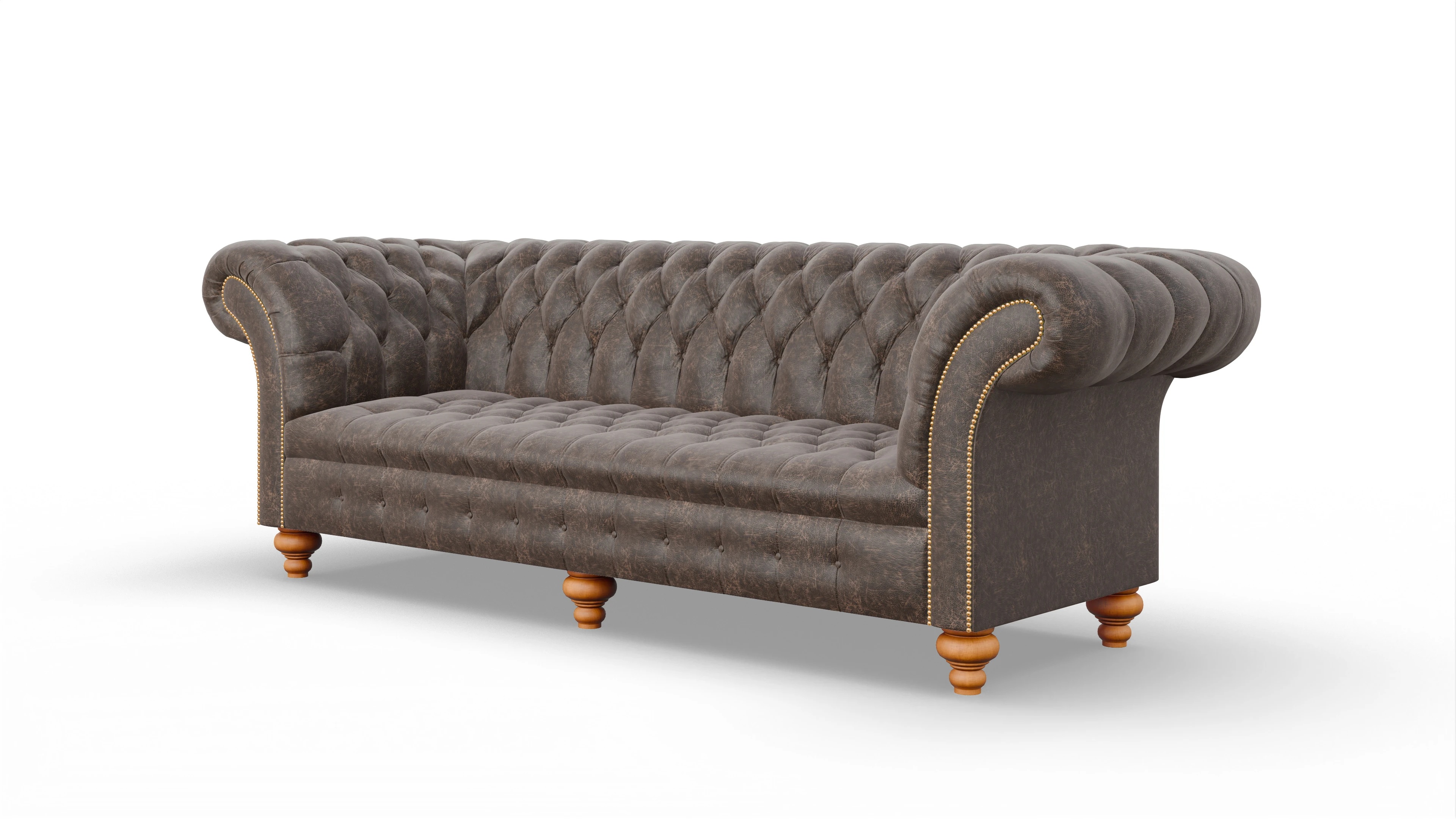 Ansicht des Produktes Mayfair 4-Sitzer in Leder braun