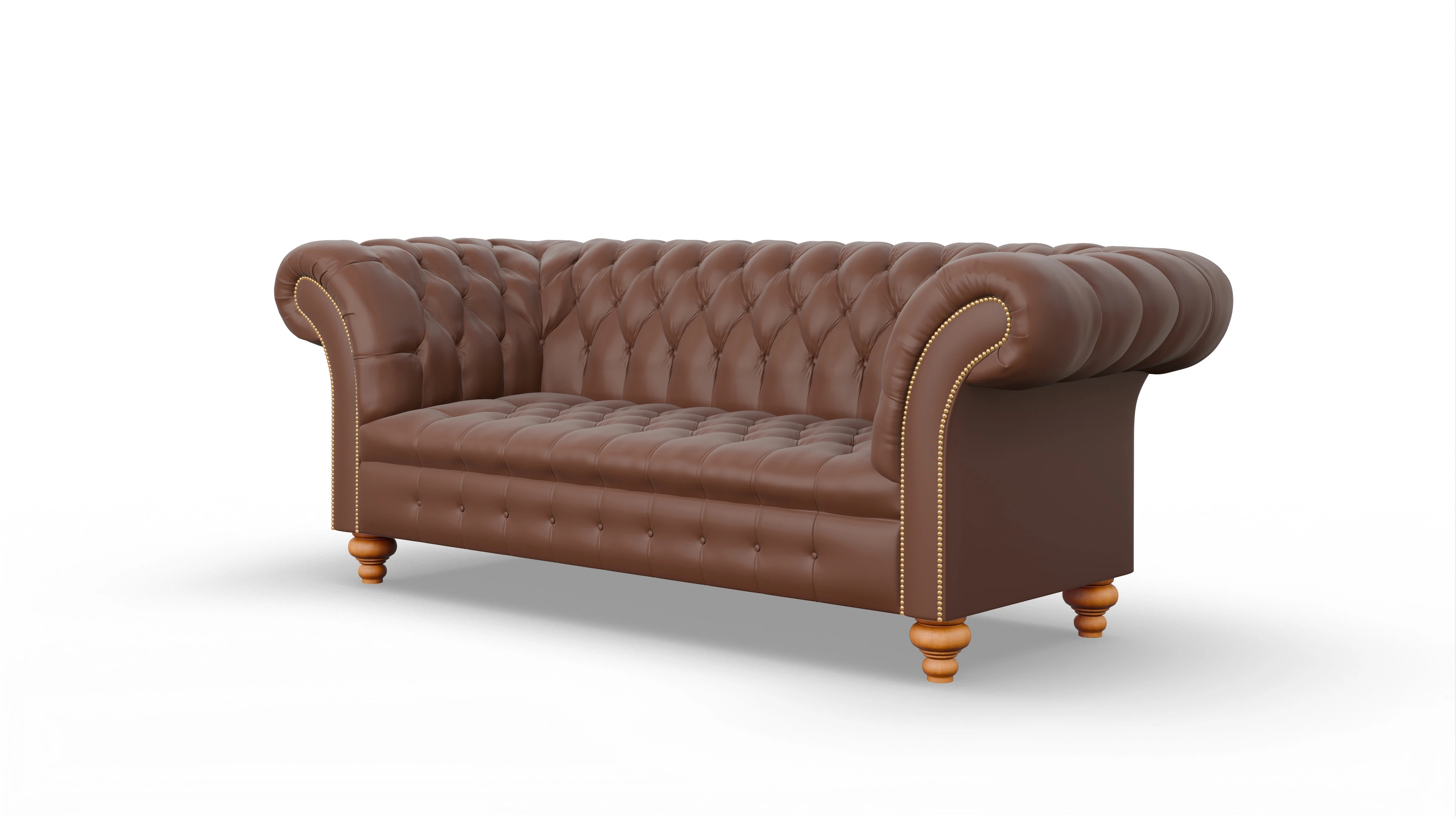 Ansicht des Produktes Mayfair 3-Sitzer in Leder braun