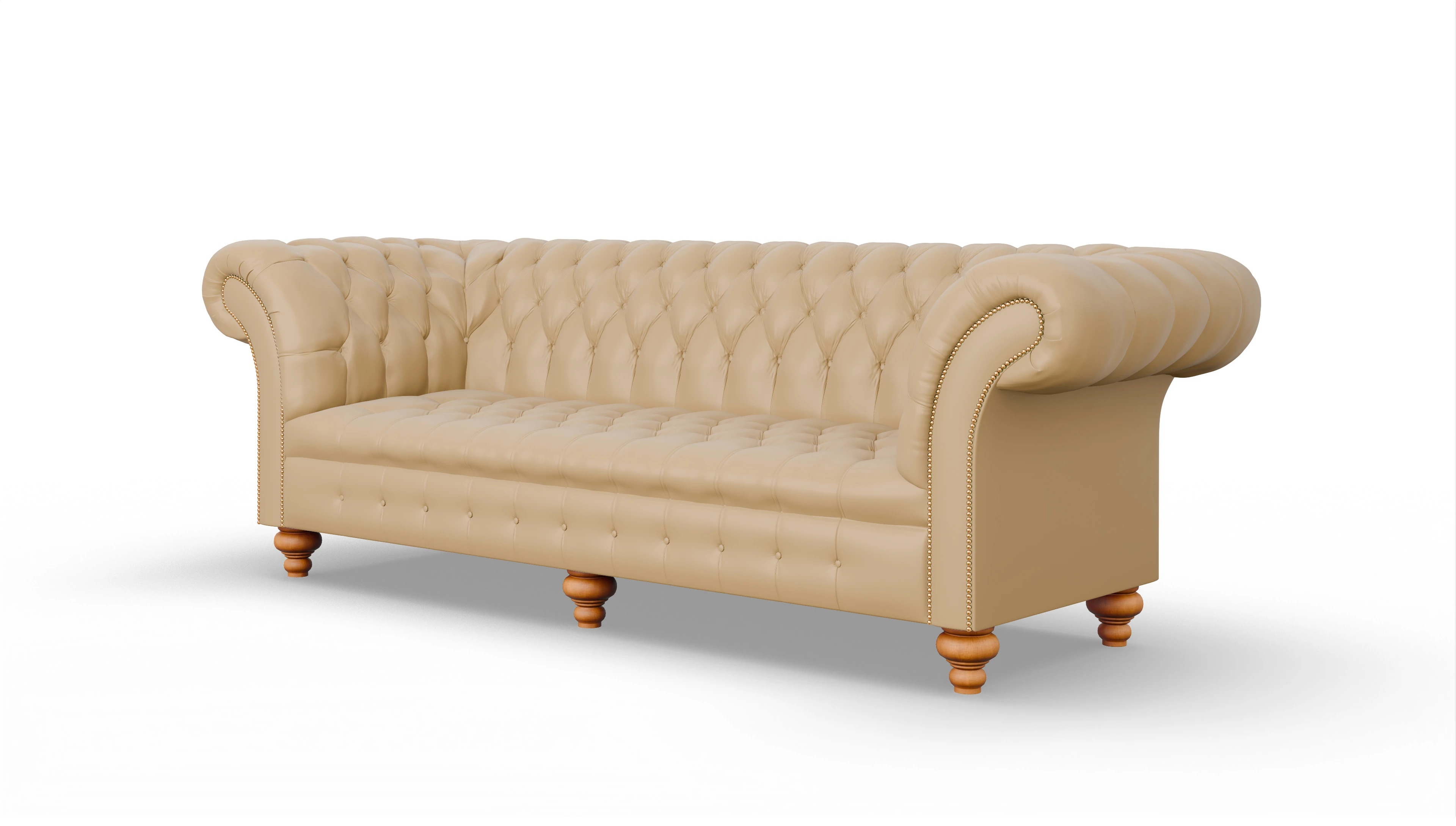 Ansicht des Produktes Mayfair 4-Sitzer in Leder beige