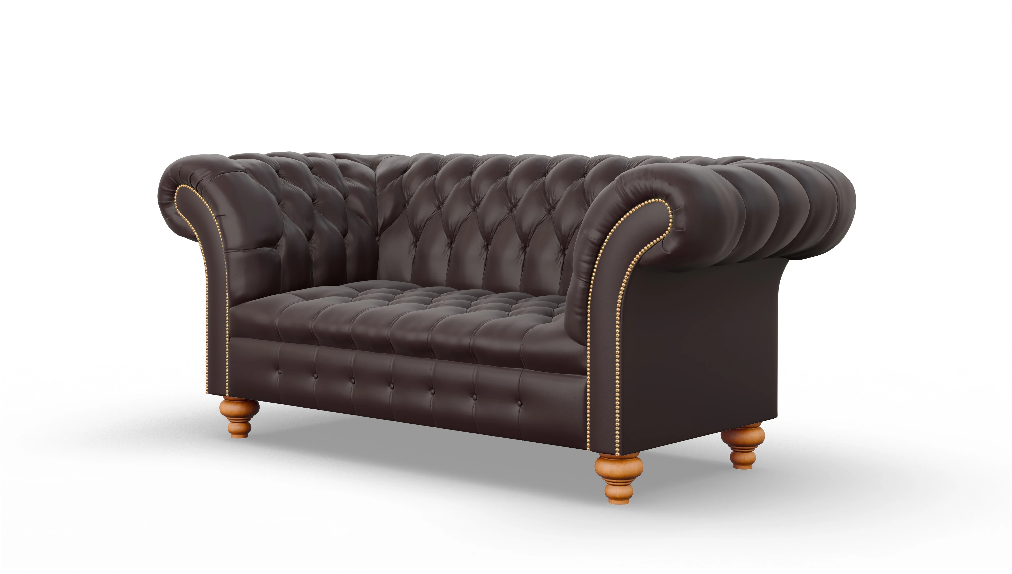 Ansicht des Produktes Mayfair 2-Sitzer in Leder braun