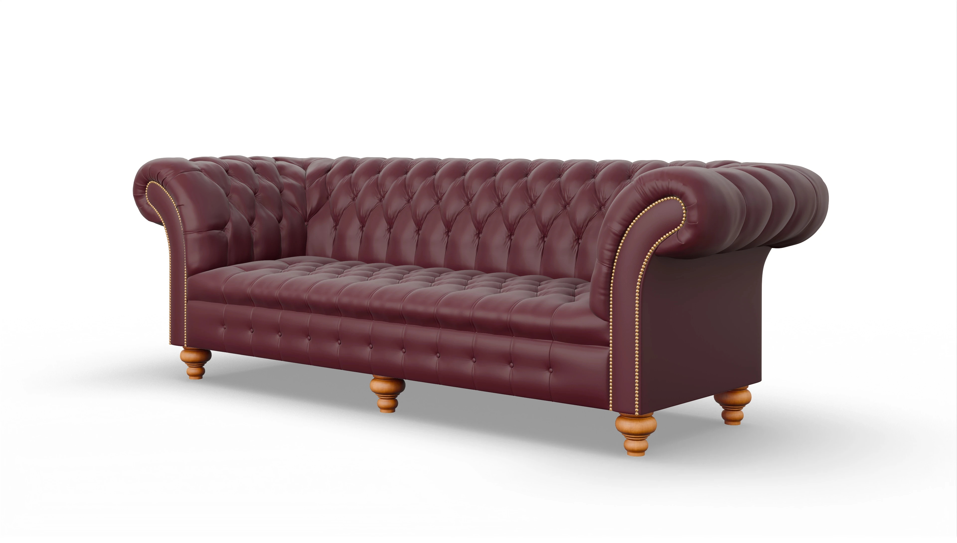 Ansicht des Produktes Mayfair 4-Sitzer in Leder rot