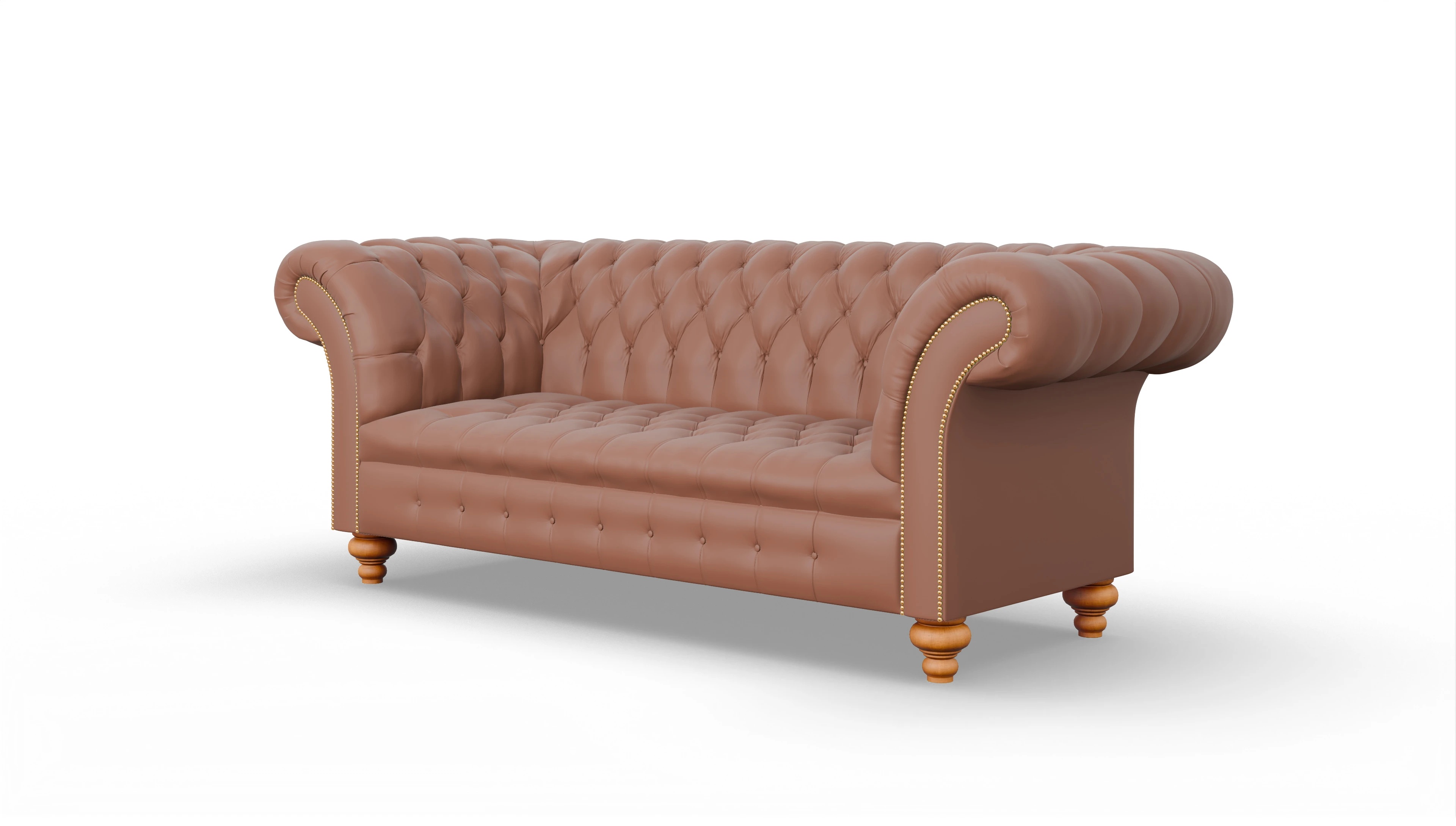 Ansicht des Produktes Mayfair 3-Sitzer in Leder braun