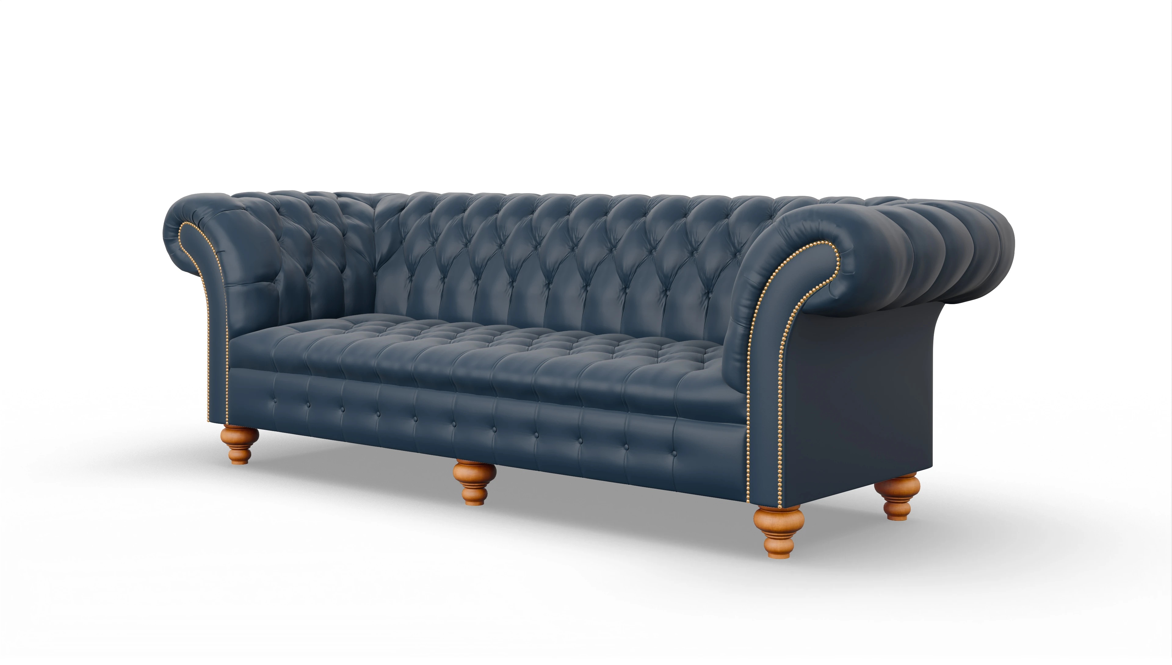 Ansicht des Produktes Mayfair 4-Sitzer in Leder blau
