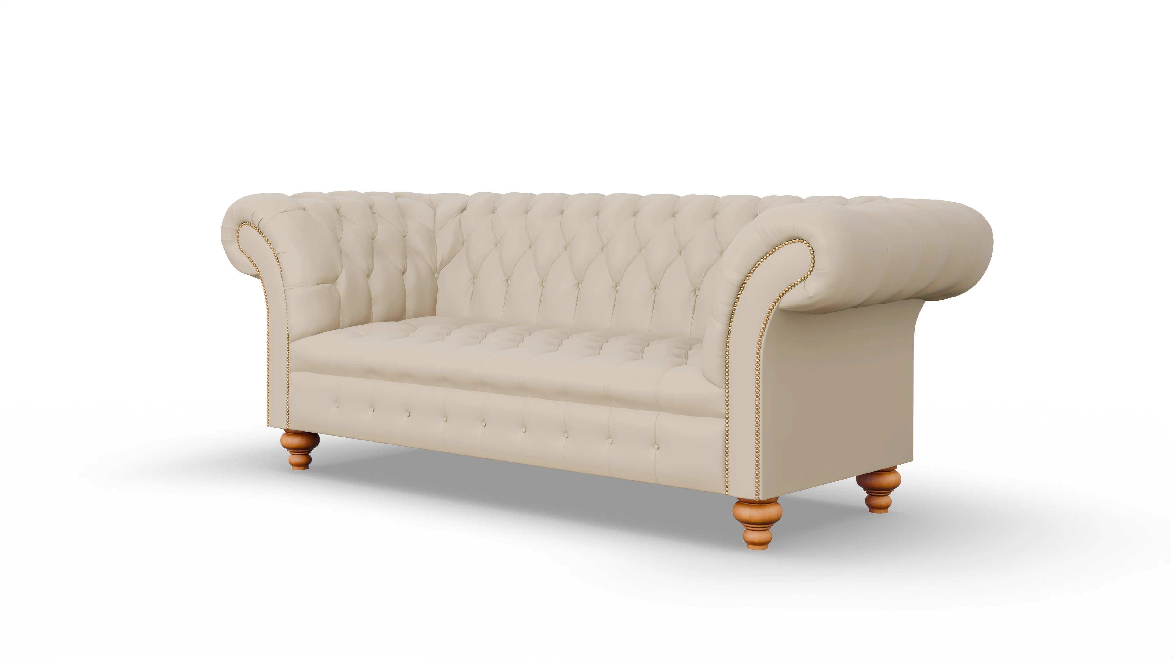 Ansicht des Produktes Mayfair 3-Sitzer in Leder beige