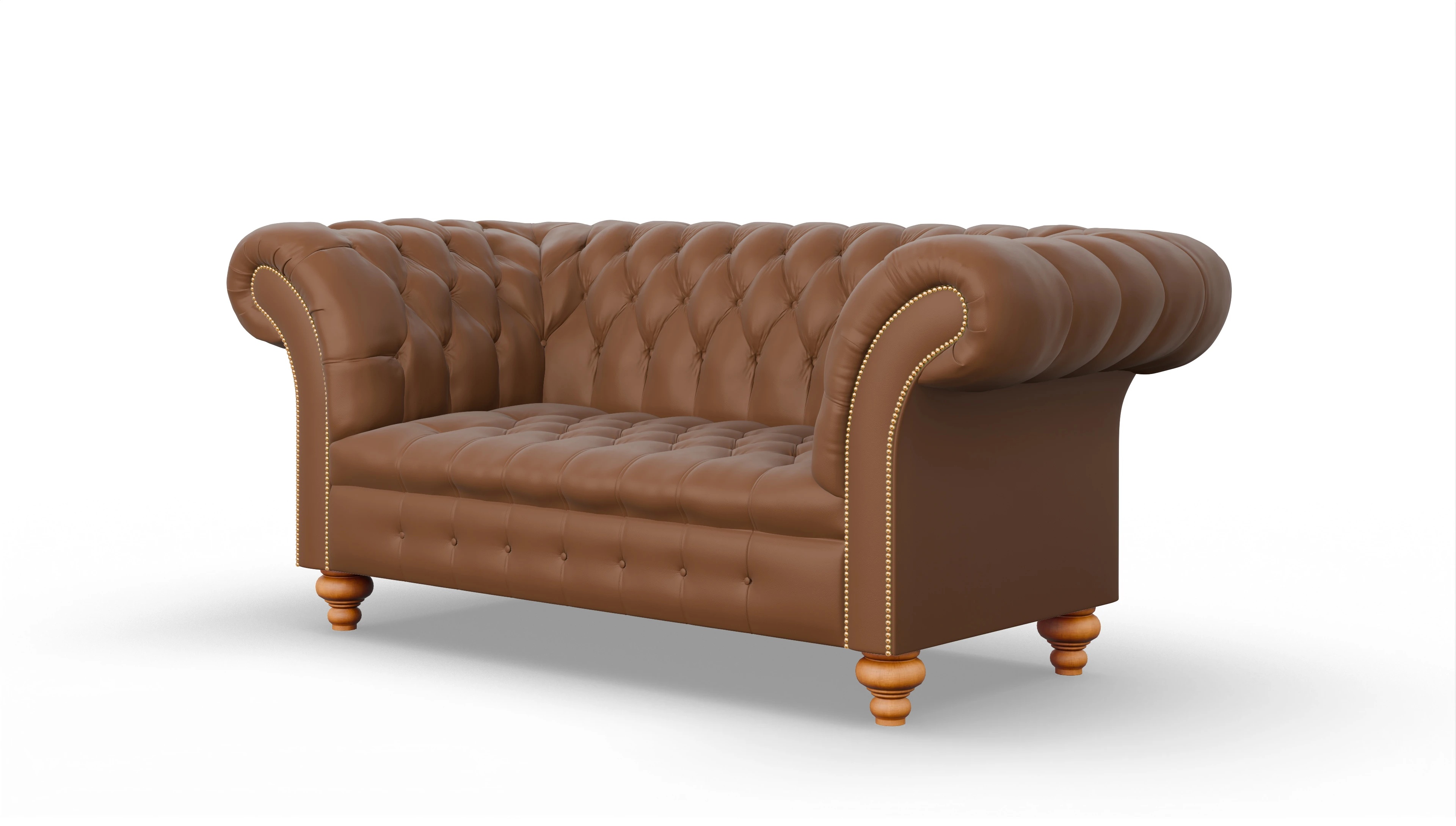 Ansicht des Produktes Mayfair 2-Sitzer in Leder braun