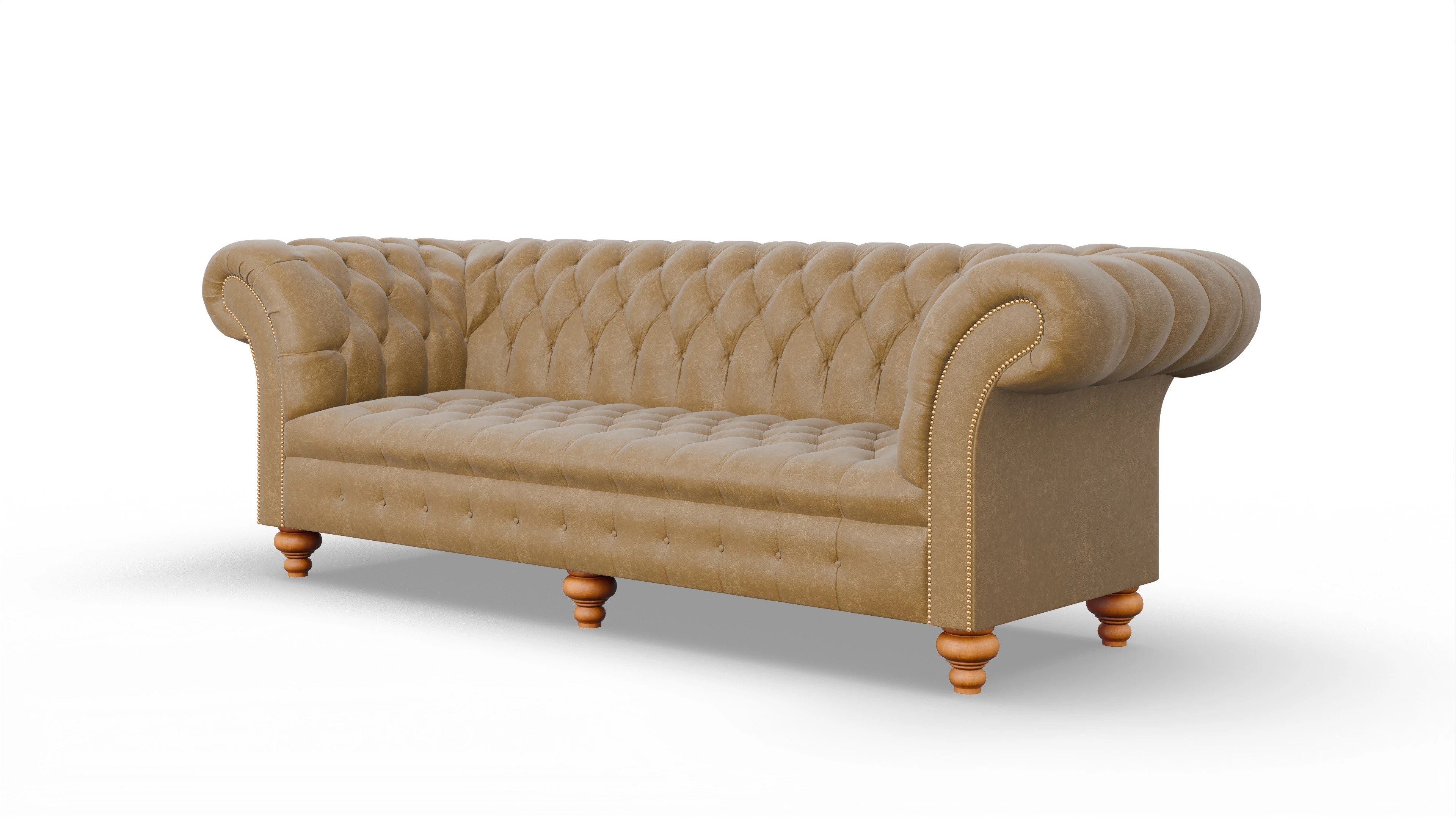 Ansicht des Produktes Mayfair 4-Sitzer in Leder braun