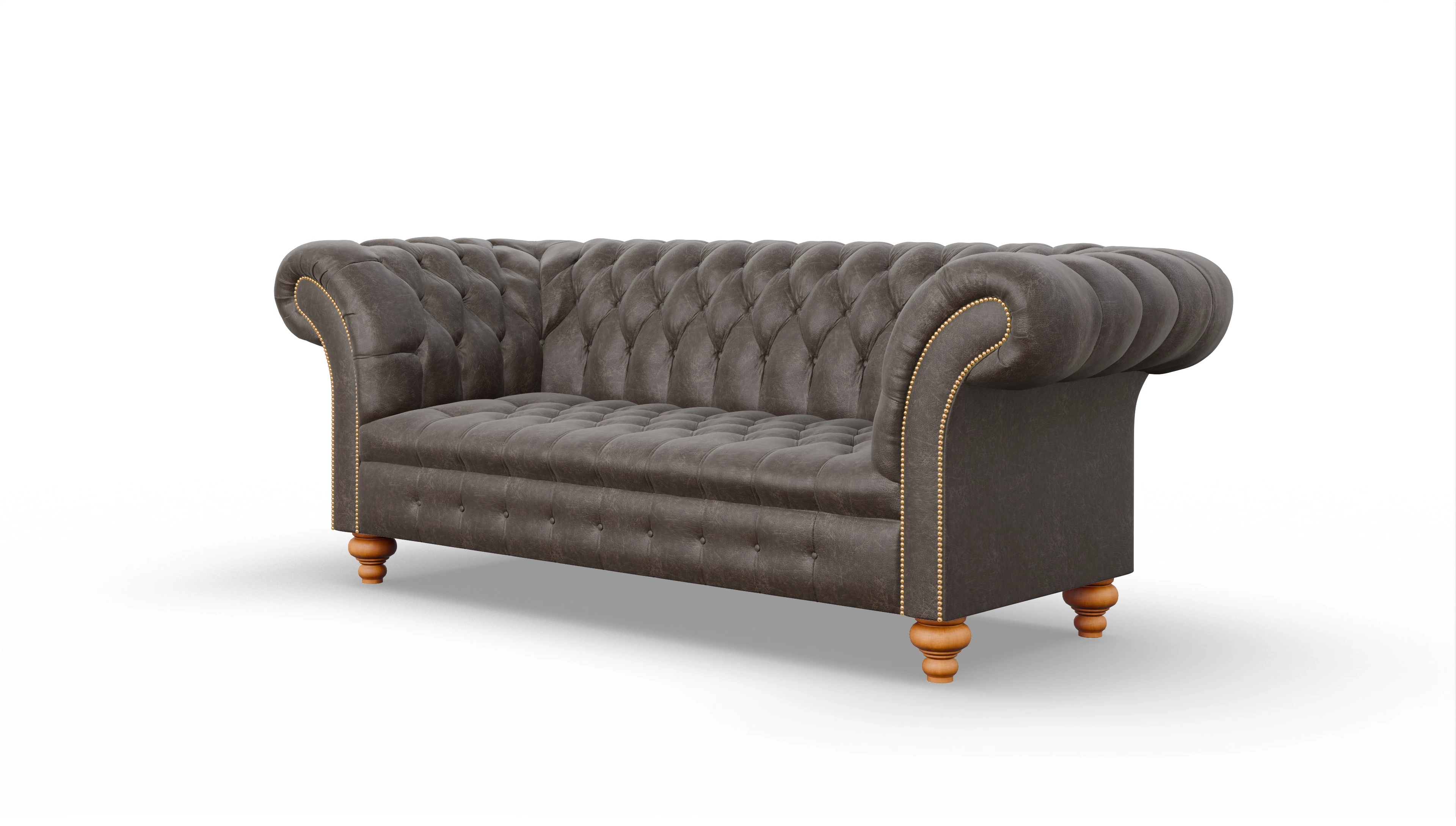 Ansicht des Produktes Mayfair 3-Sitzer in Leder braun