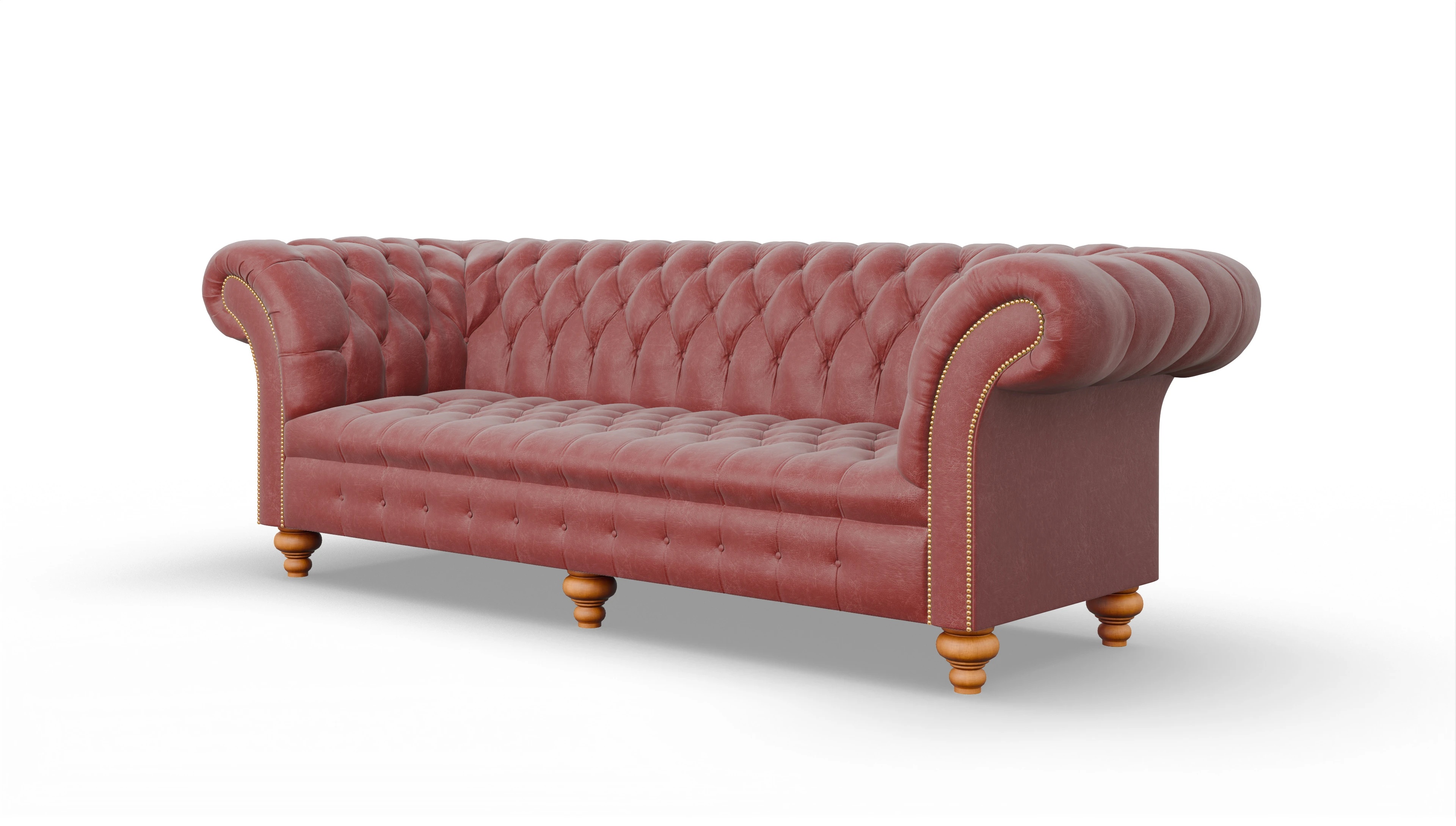 Ansicht des Produktes Mayfair 4-Sitzer in Leder rot