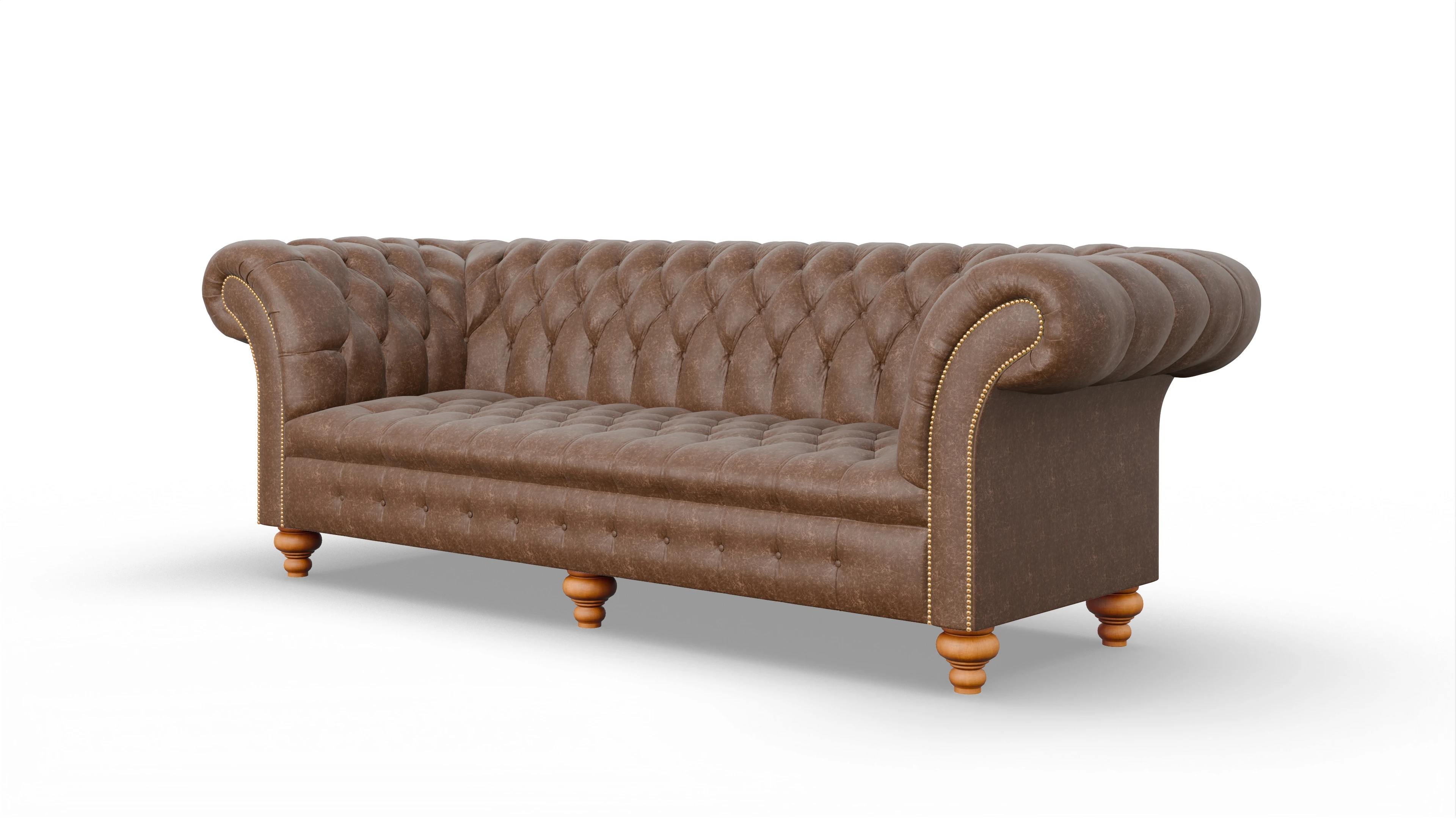 Ansicht des Produktes Mayfair 4-Sitzer in Leder braun