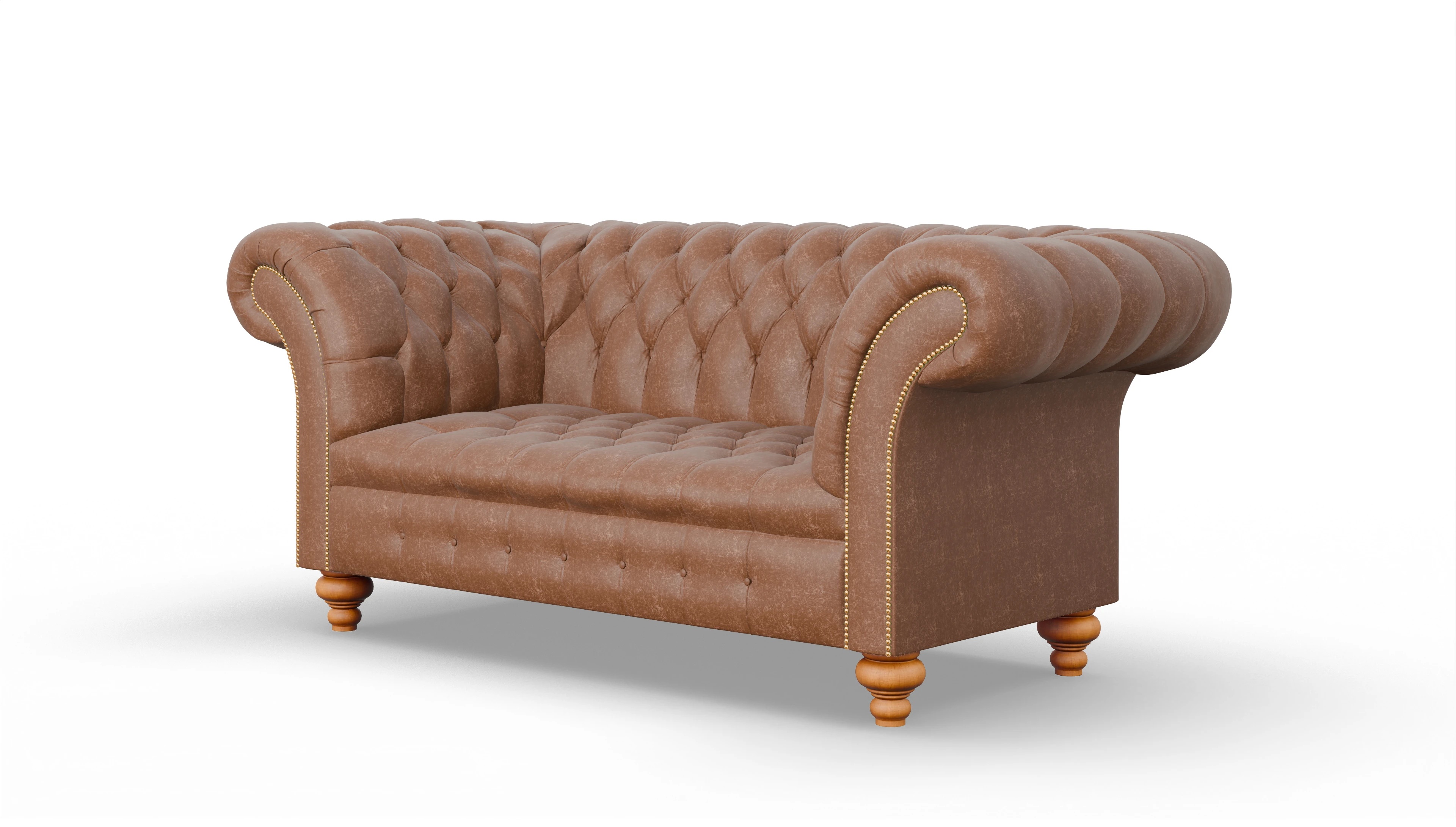 Ansicht des Produktes Mayfair 2-Sitzer in Leder braun
