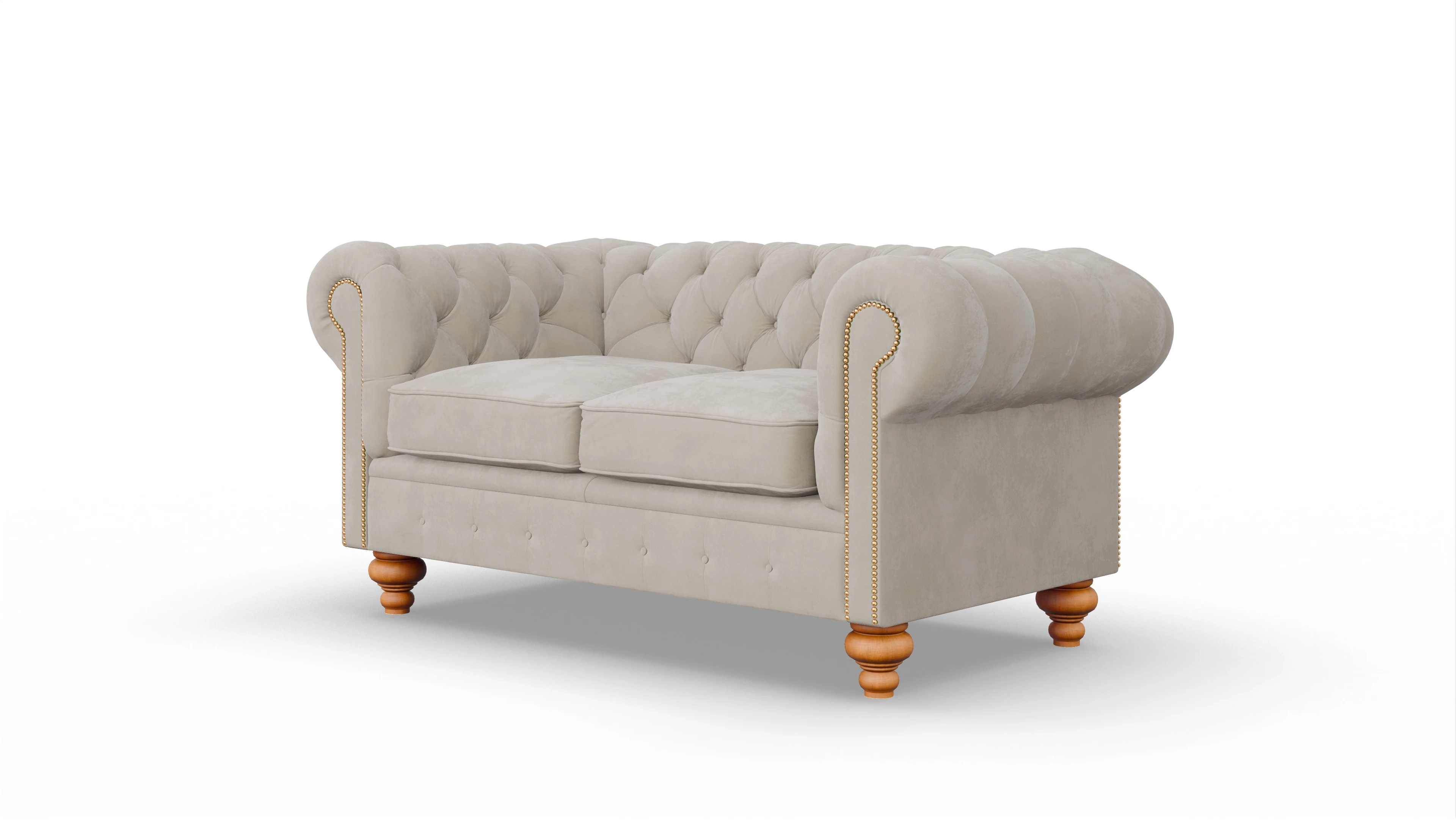 Ansicht des Produktes Trafalgar 2-Sitzer in Samt beige