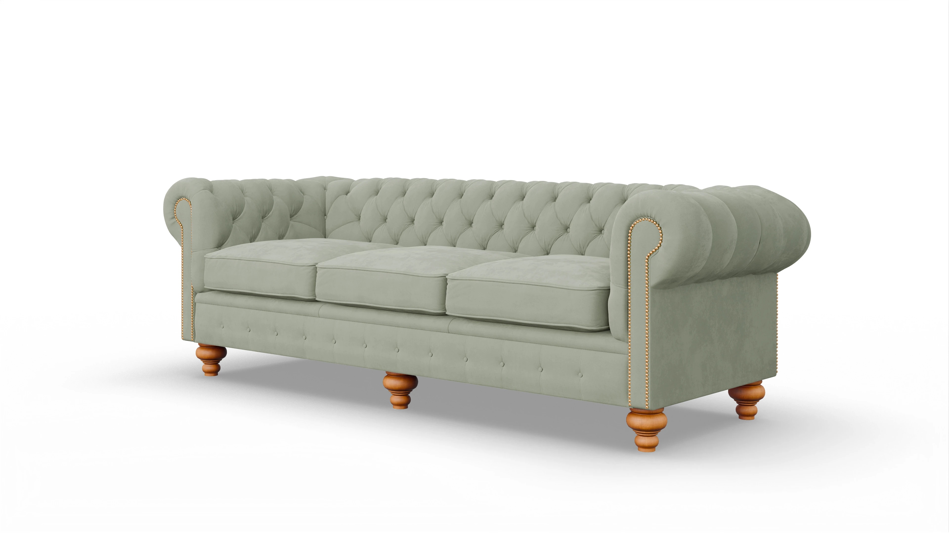 Ansicht des Produktes Trafalgar 4-Sitzer in Samt grün