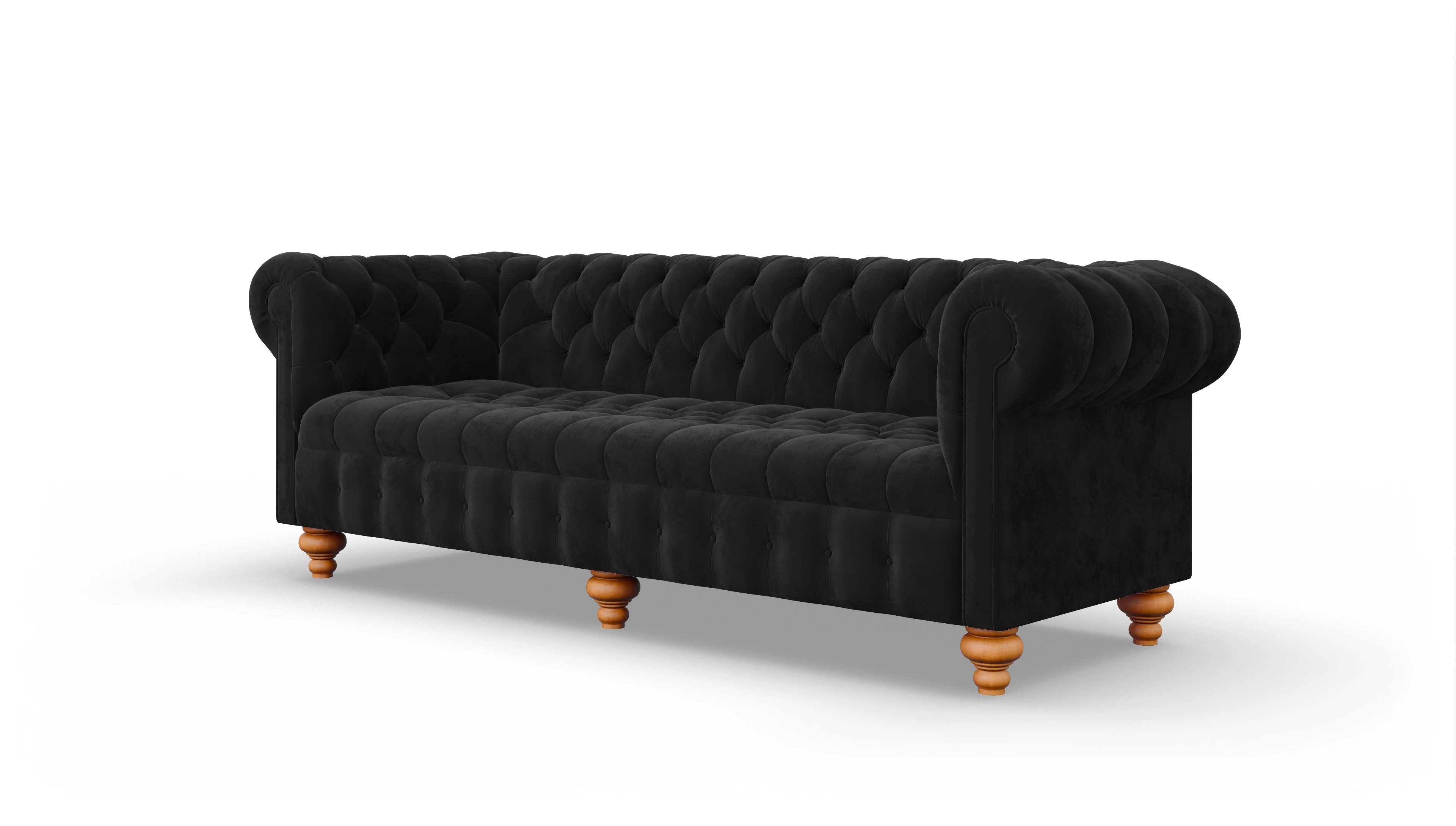 Ansicht des Produktes Liberty 4-Sitzer in Samt schwarz