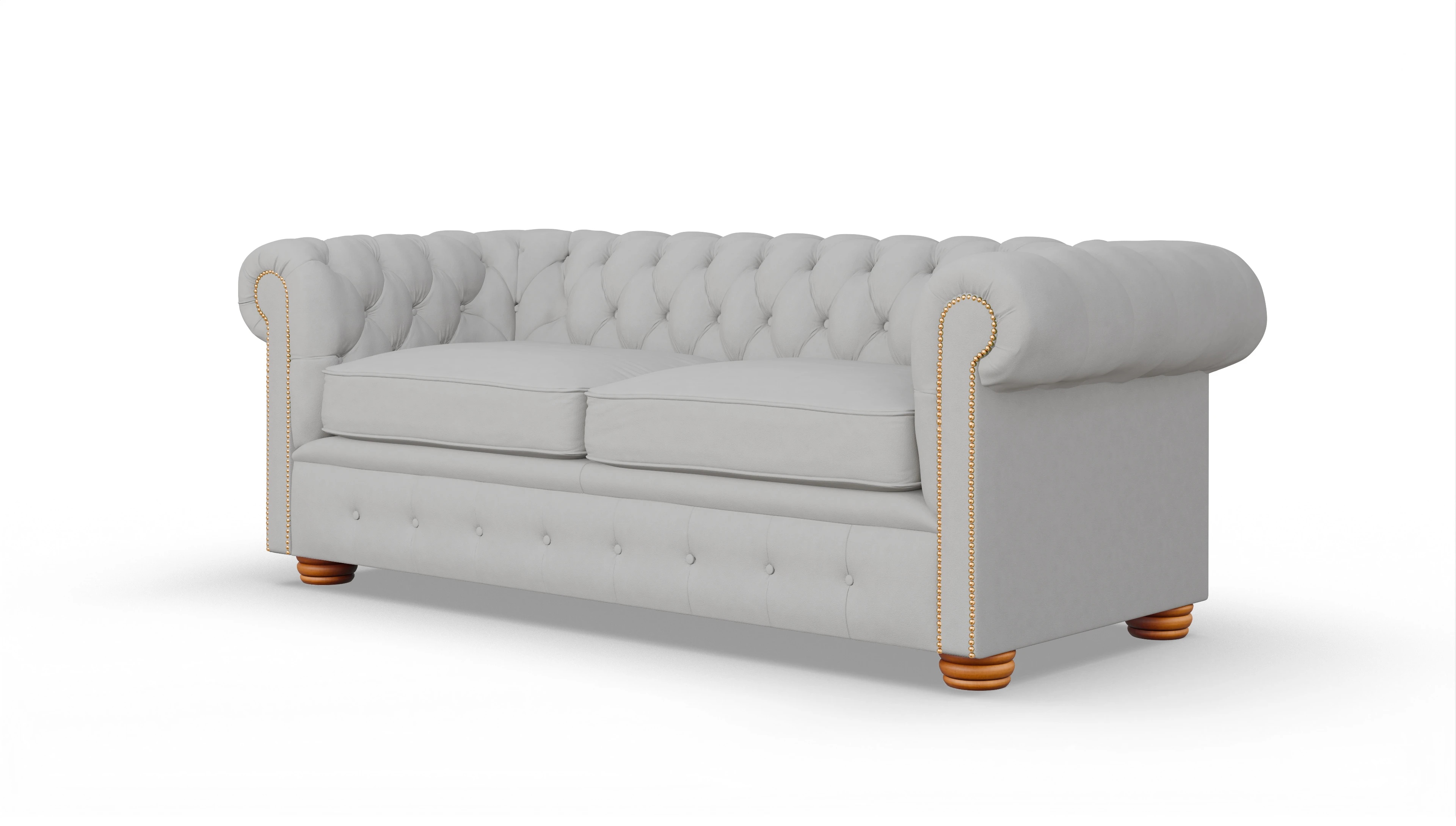 Ansicht des Produktes Carnaby 3-Sitzer in Leder weiß