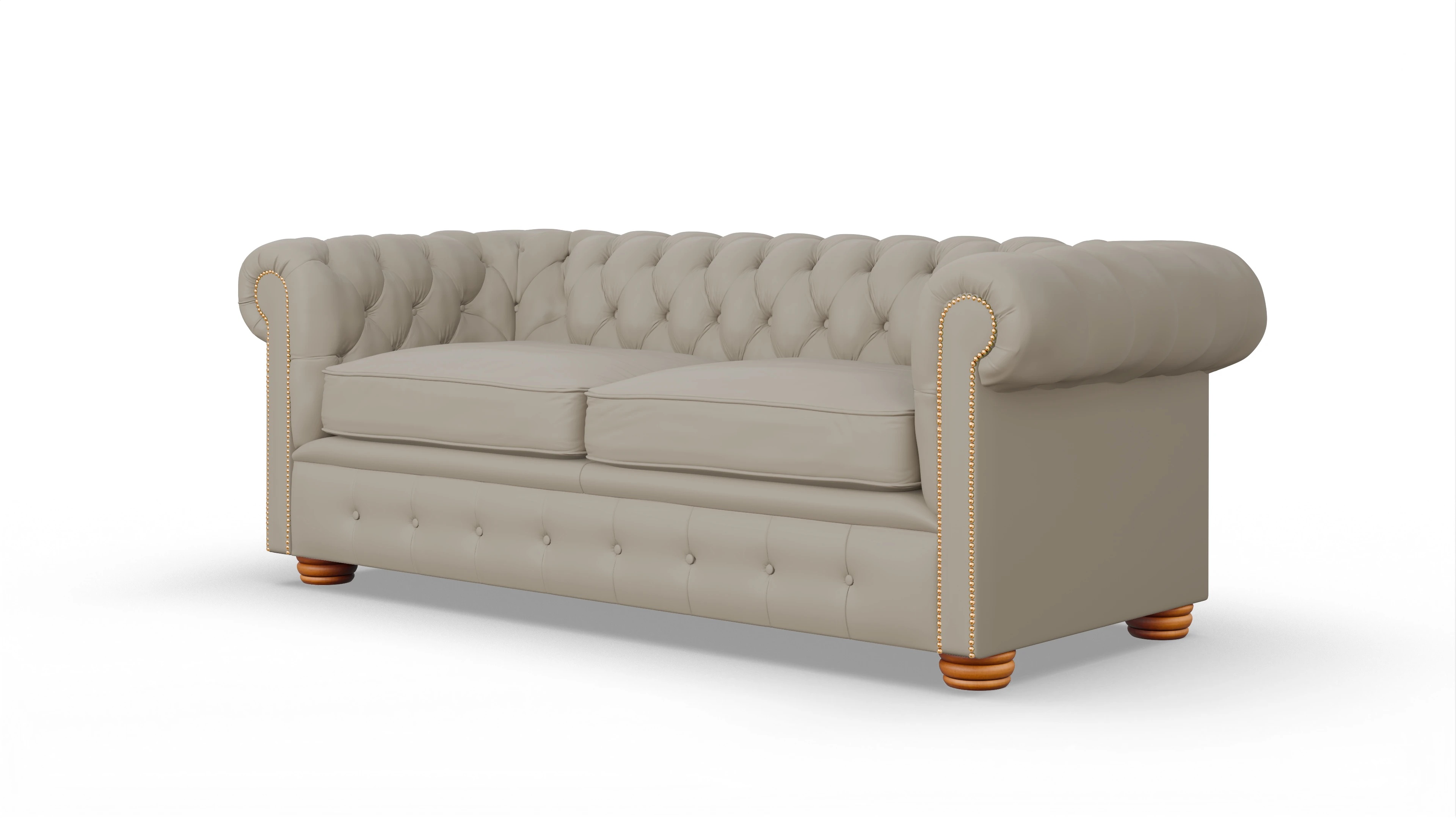 Ansicht des Produktes Carnaby 3-Sitzer in Leder weiß