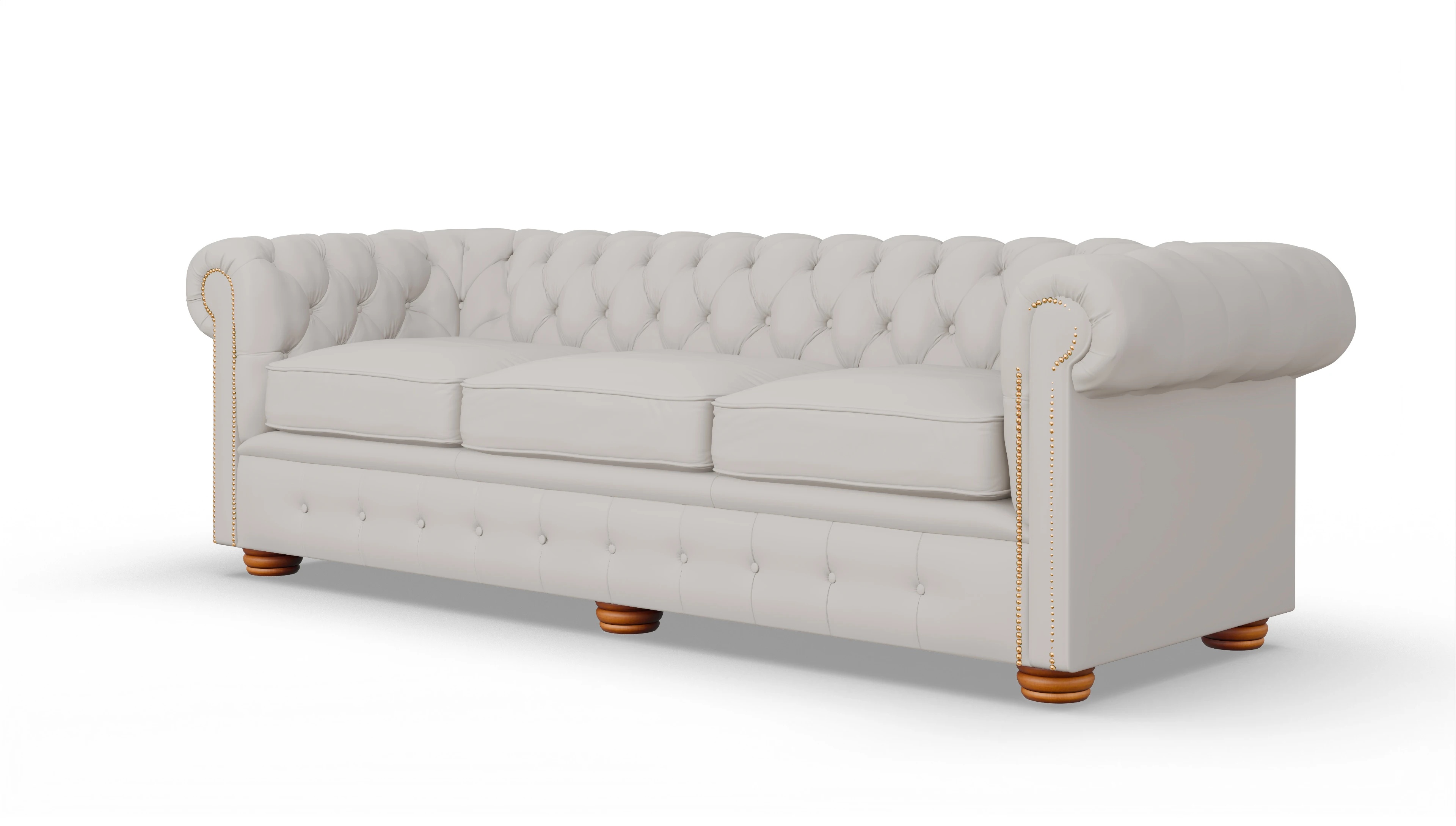 Ansicht des Produktes Carnaby 4-Sitzer in Leder weiß