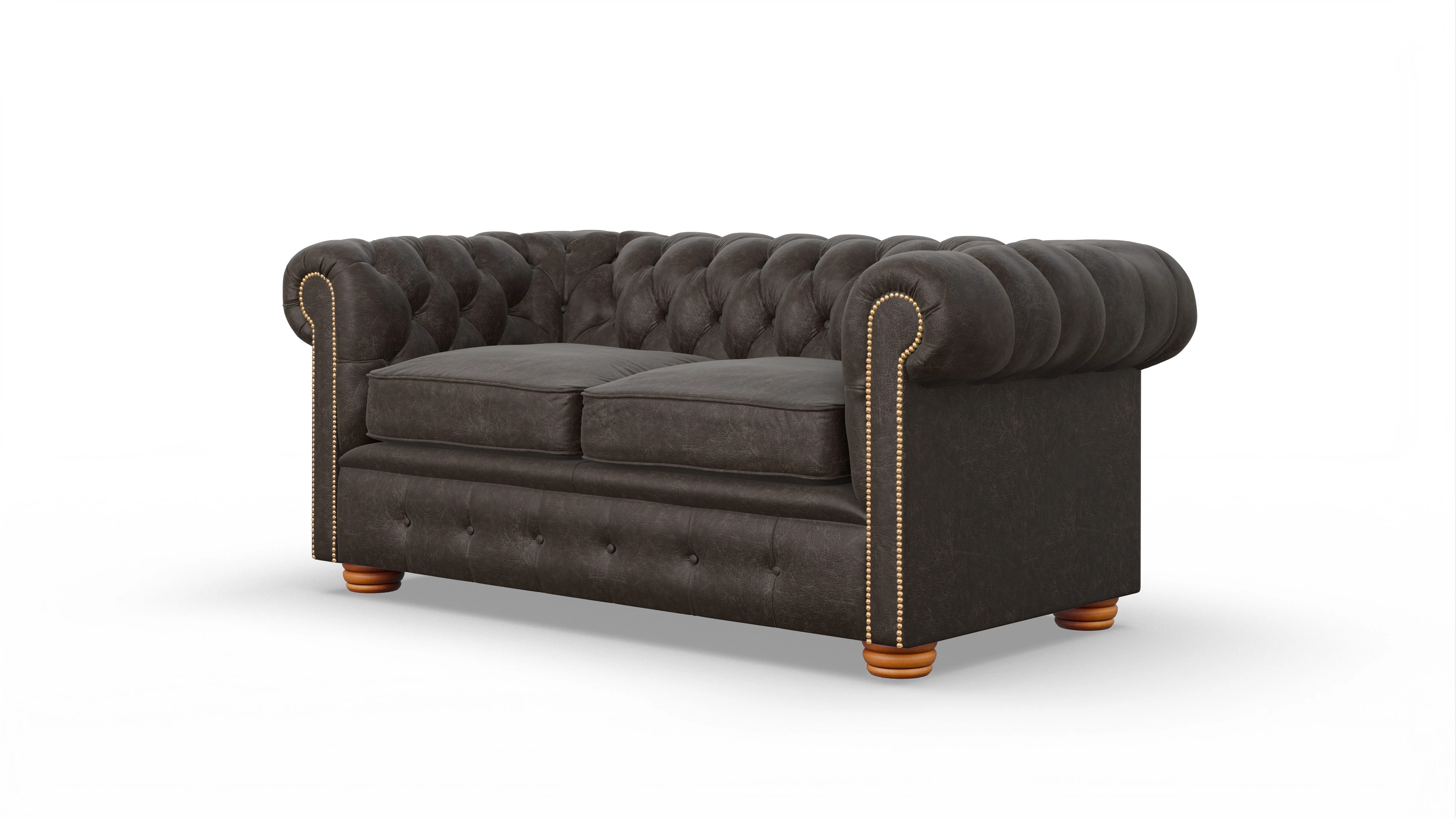 Ansicht des Produktes Carnaby 2-Sitzer in Leder braun