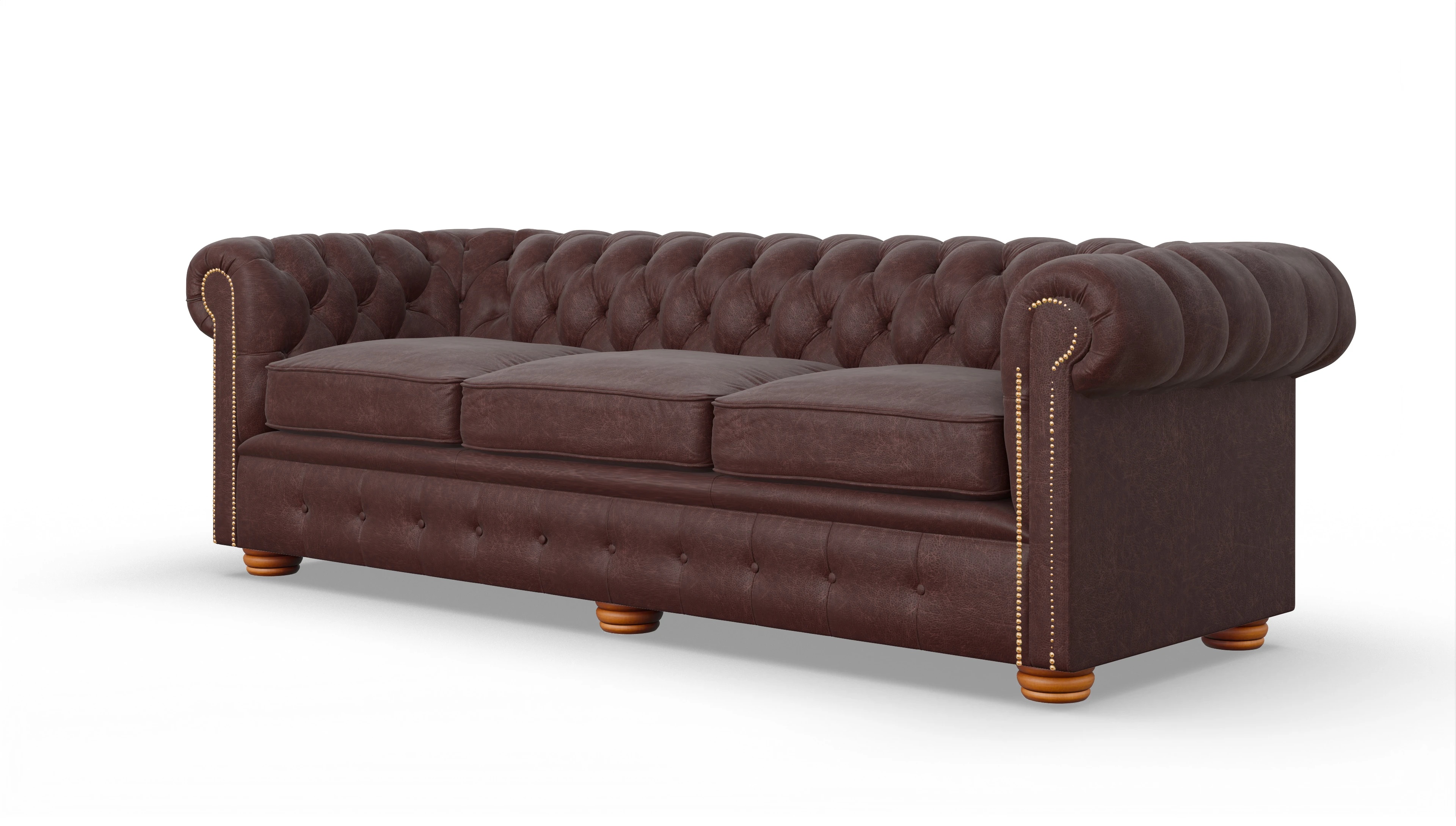 Ansicht des Produktes Carnaby 4-Sitzer in Leder rot