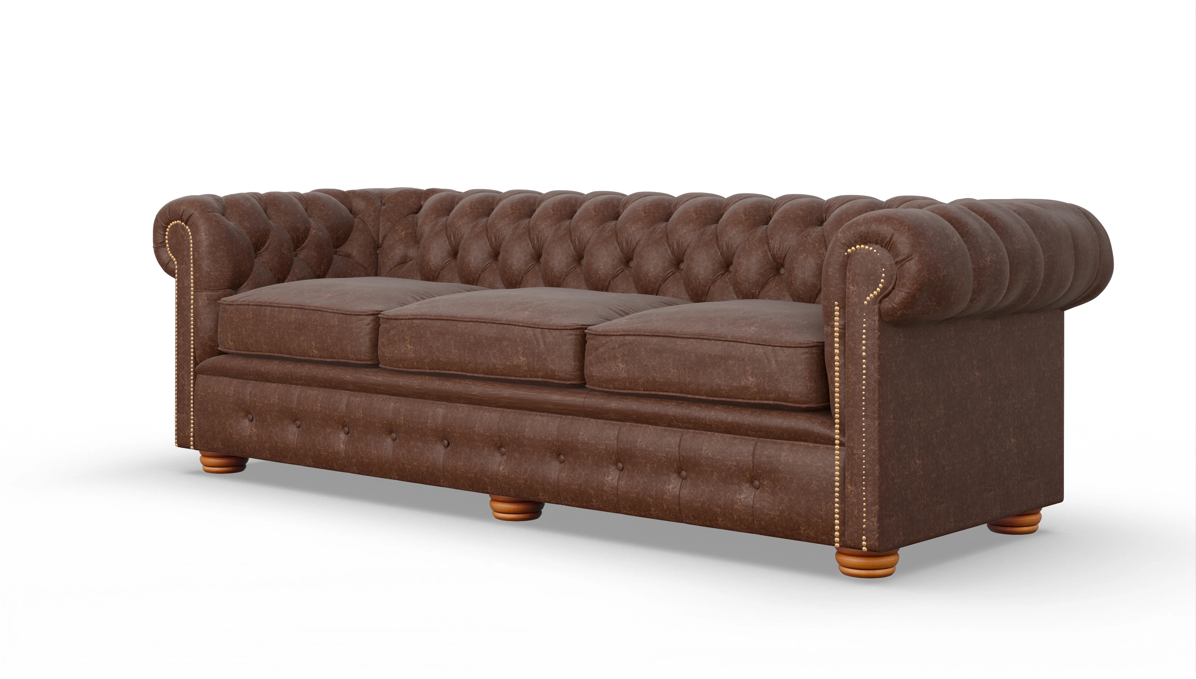 Ansicht des Produktes Carnaby 4-Sitzer in Leder braun