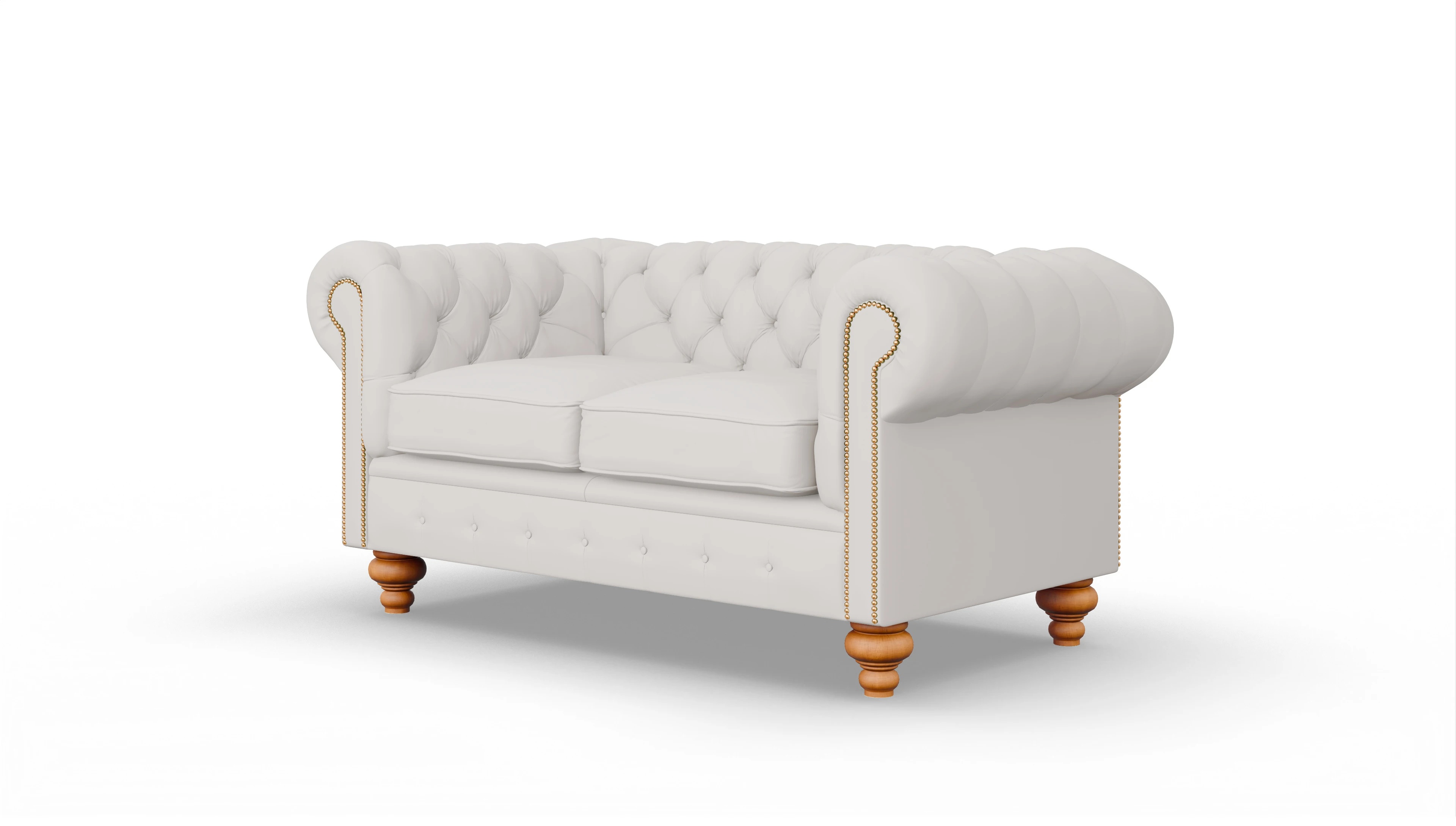 Ansicht des Produktes Trafalgar 2-Sitzer in Leder weiß