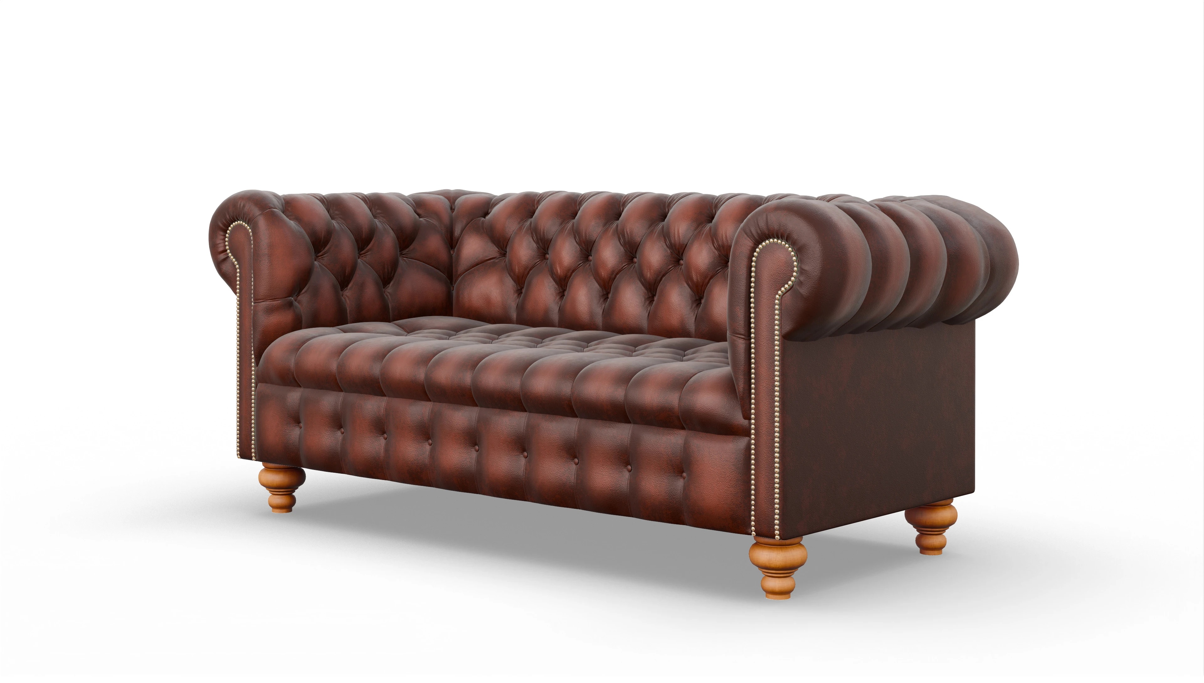 Ansicht des Produktes Liberty 3-Sitzer in Leder rot