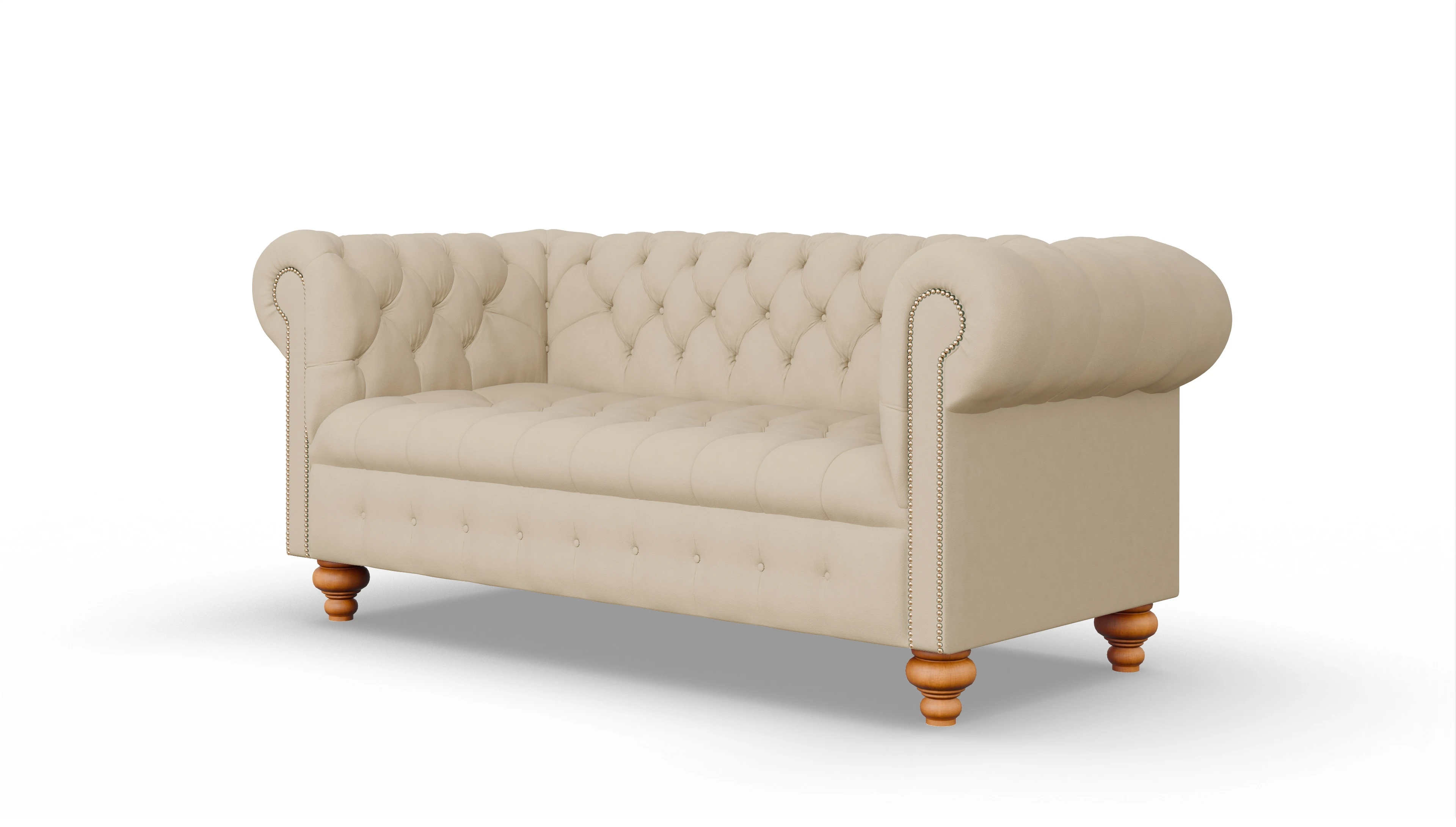 Ansicht des Produktes Liberty 3-Sitzer in Leder beige